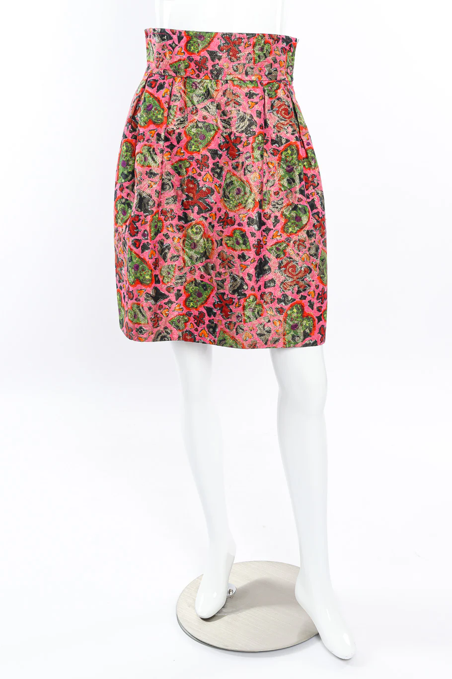 Abstract Print Skirt