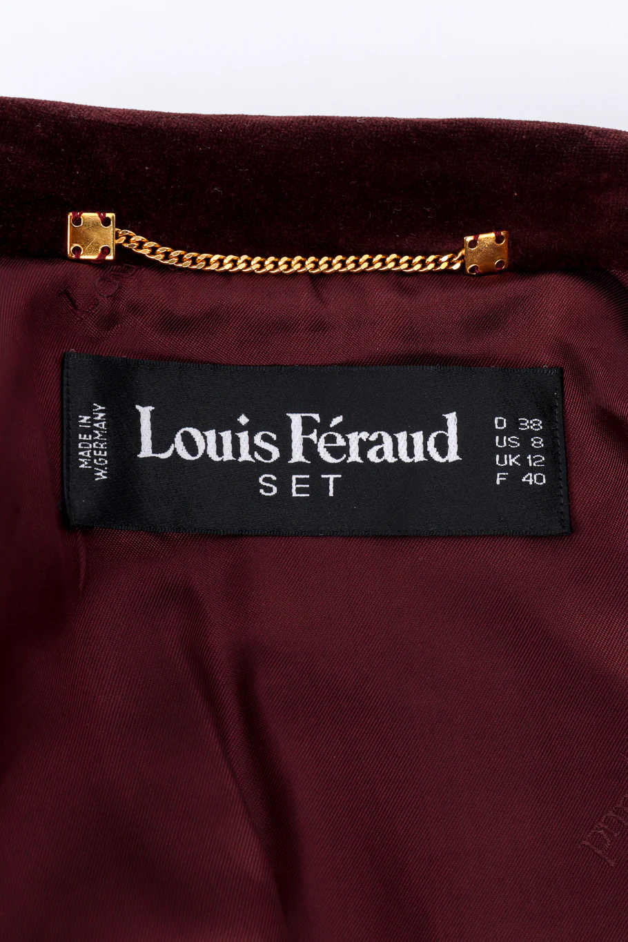 Abstract Print Velvet Jacket - Image 11