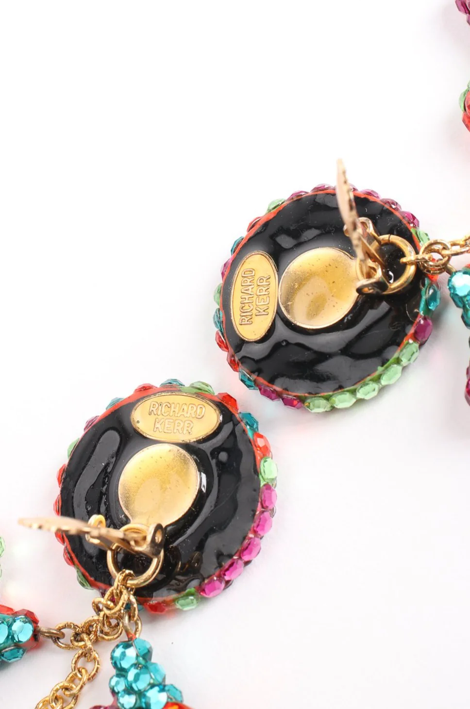 Abstract Rhinestone Drop Earrings - Image 9