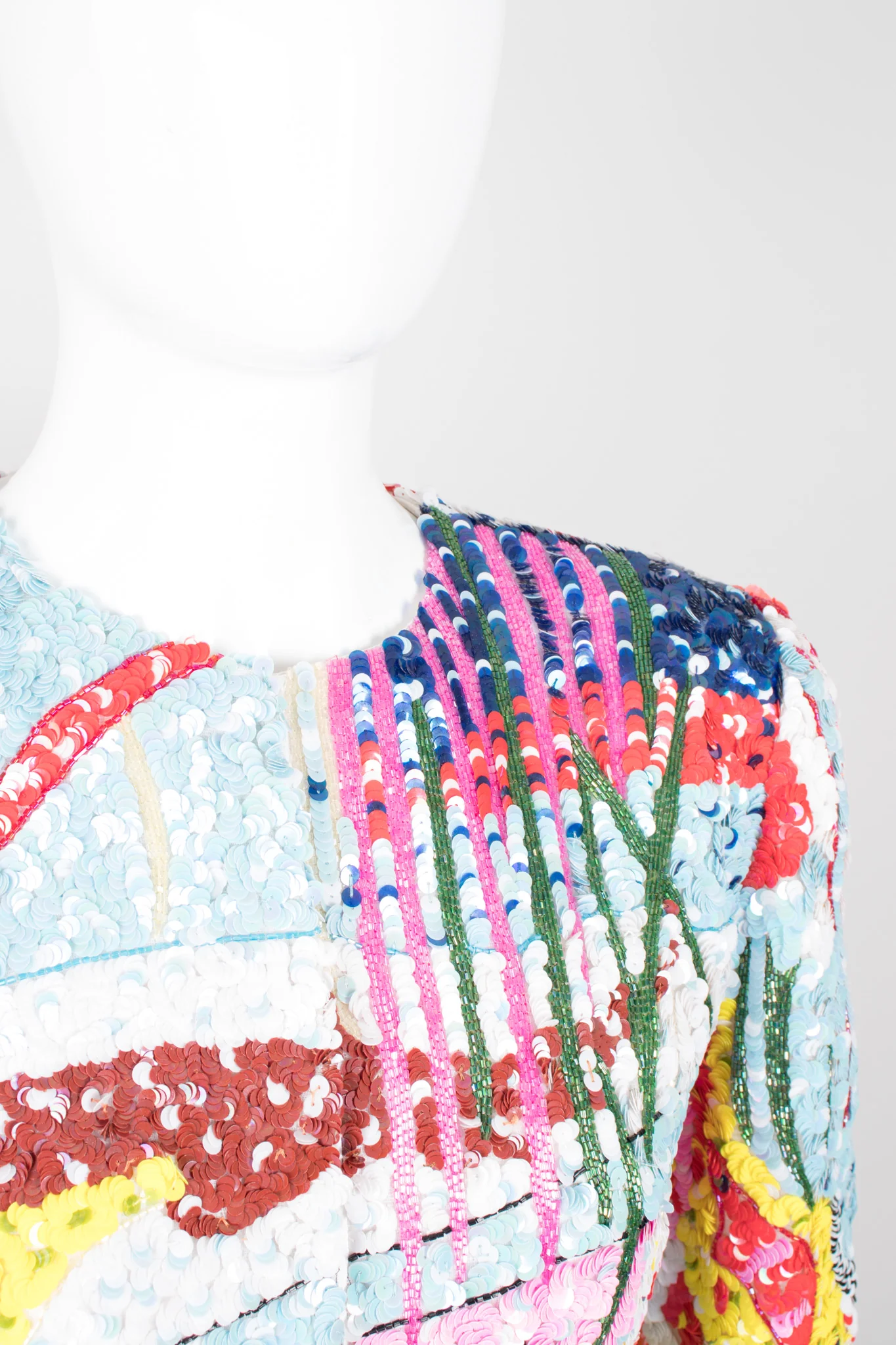 Abstract Sequin Jacket - Image 9