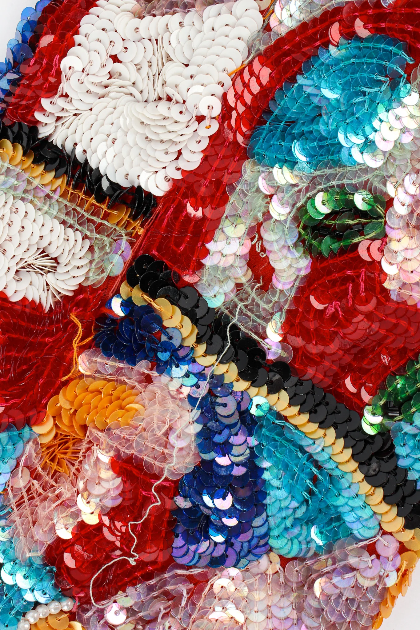 Abstract Sequin & Pearl Bead Jacket - Image 13