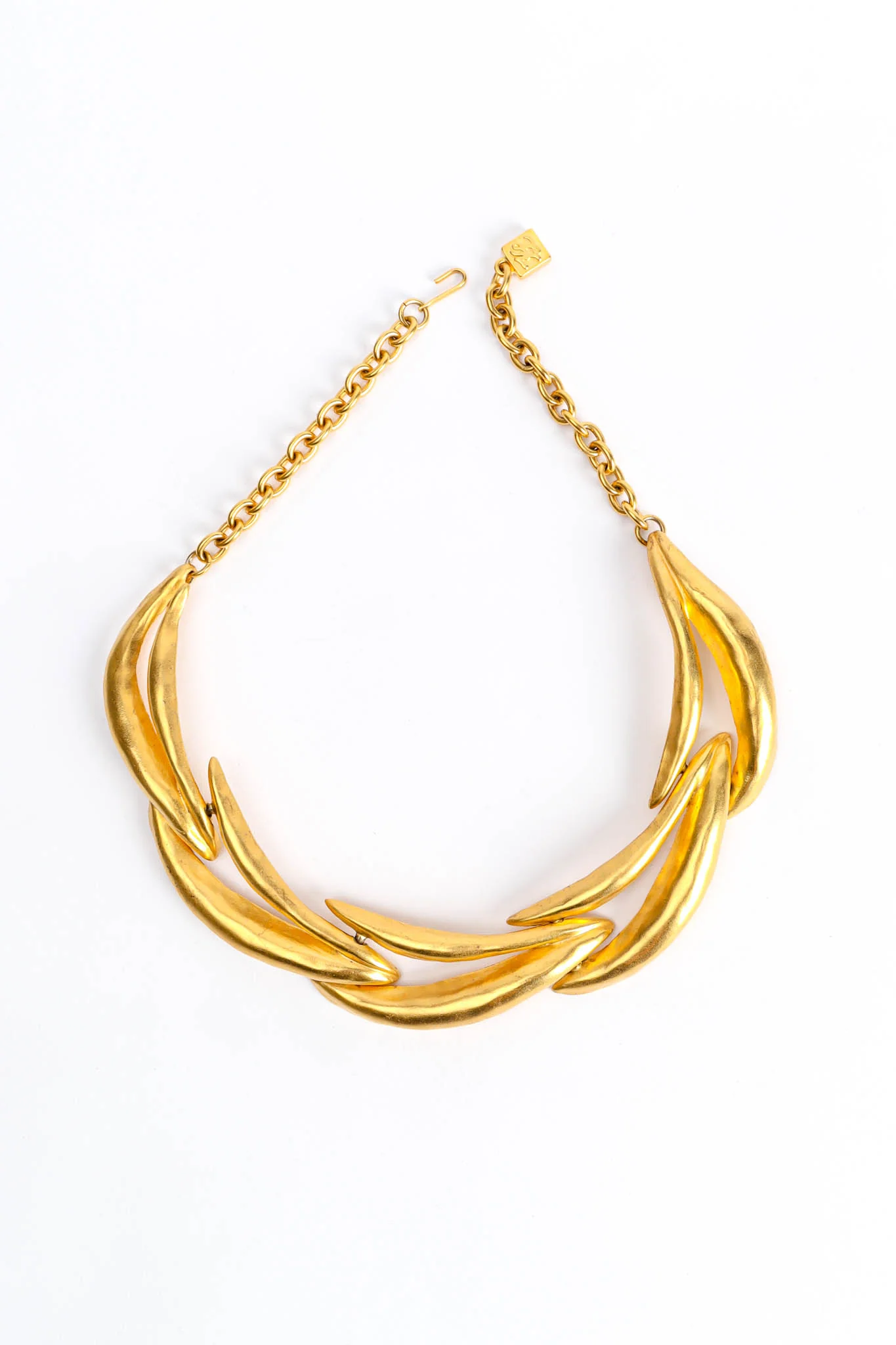 Abstract Stem Choker Necklace