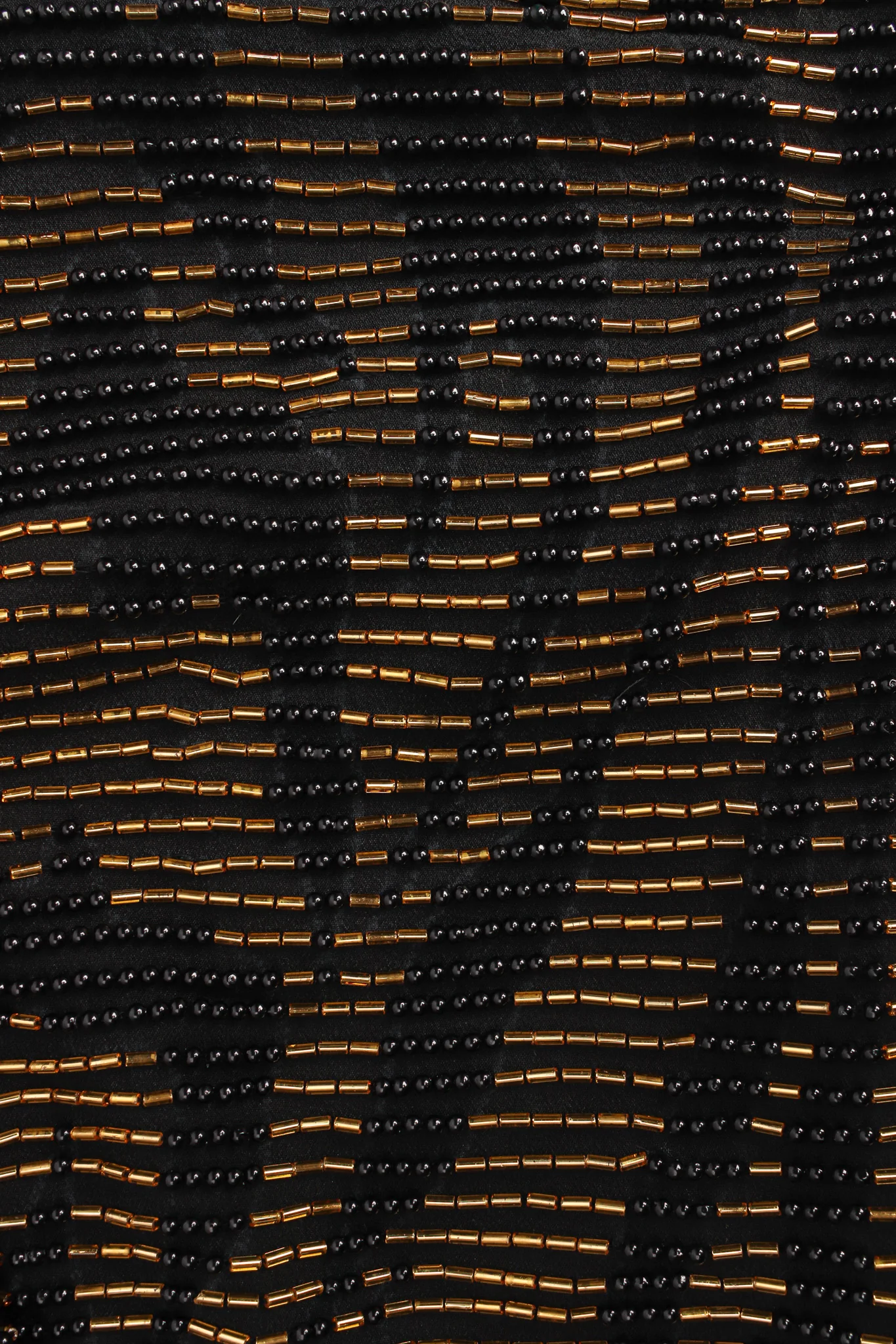 Abstract Swirl Beaded Silk Dress - Image 10