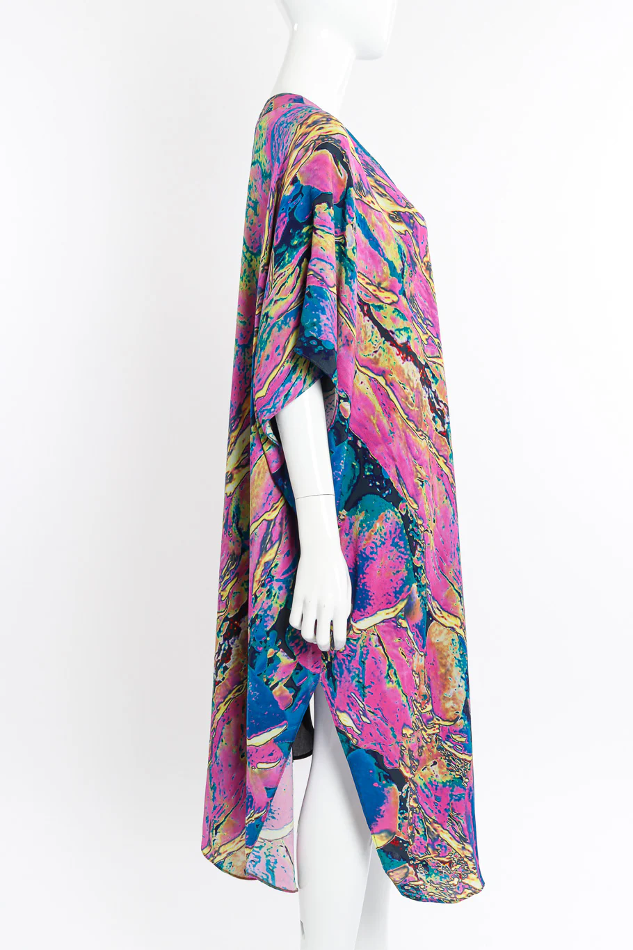 Abstract Tie Dye Print Caftan - Image 2