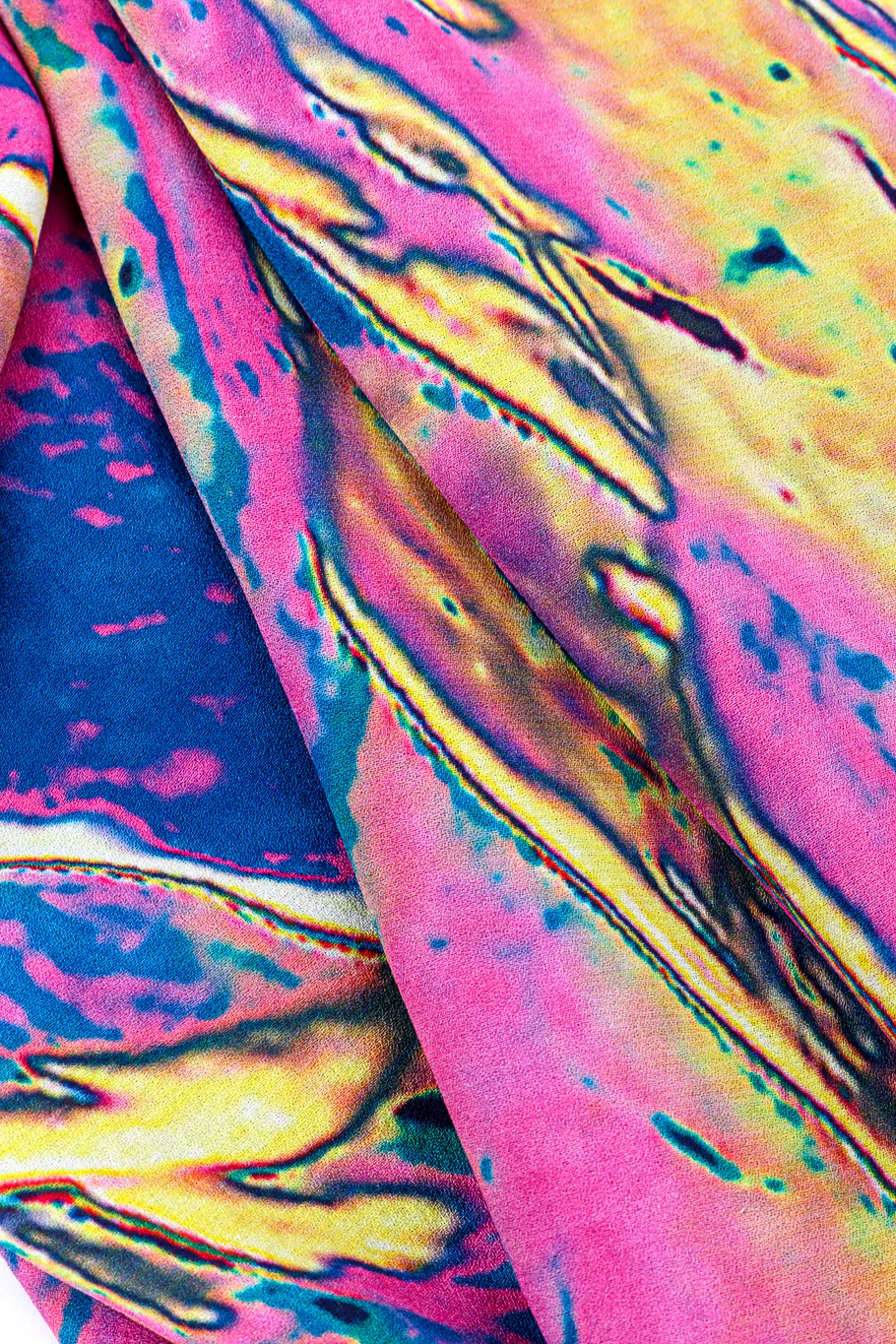 Abstract Tie Dye Print Caftan - Image 7