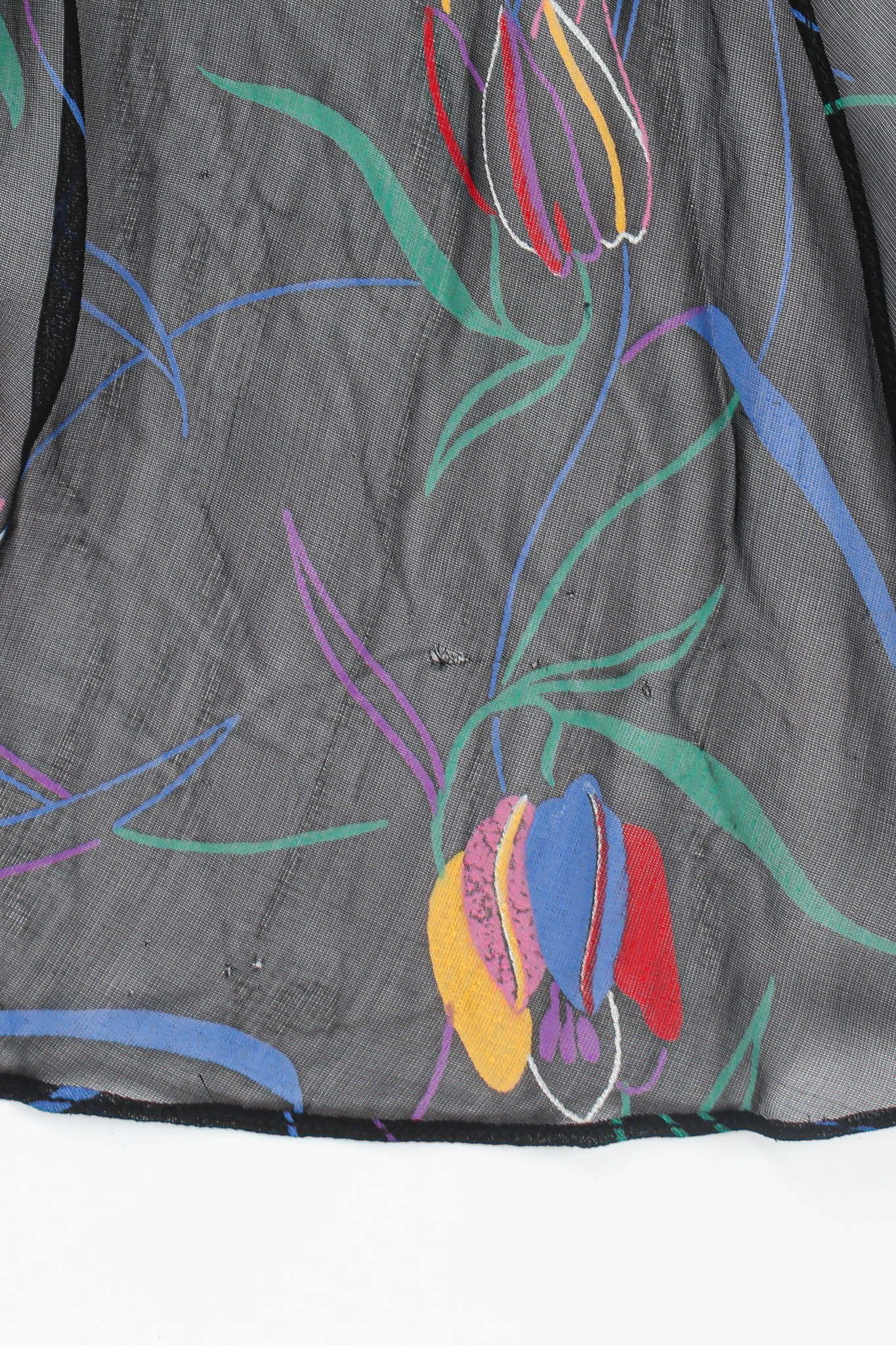 Abstract Tulip Leaf Skirt - Image 9