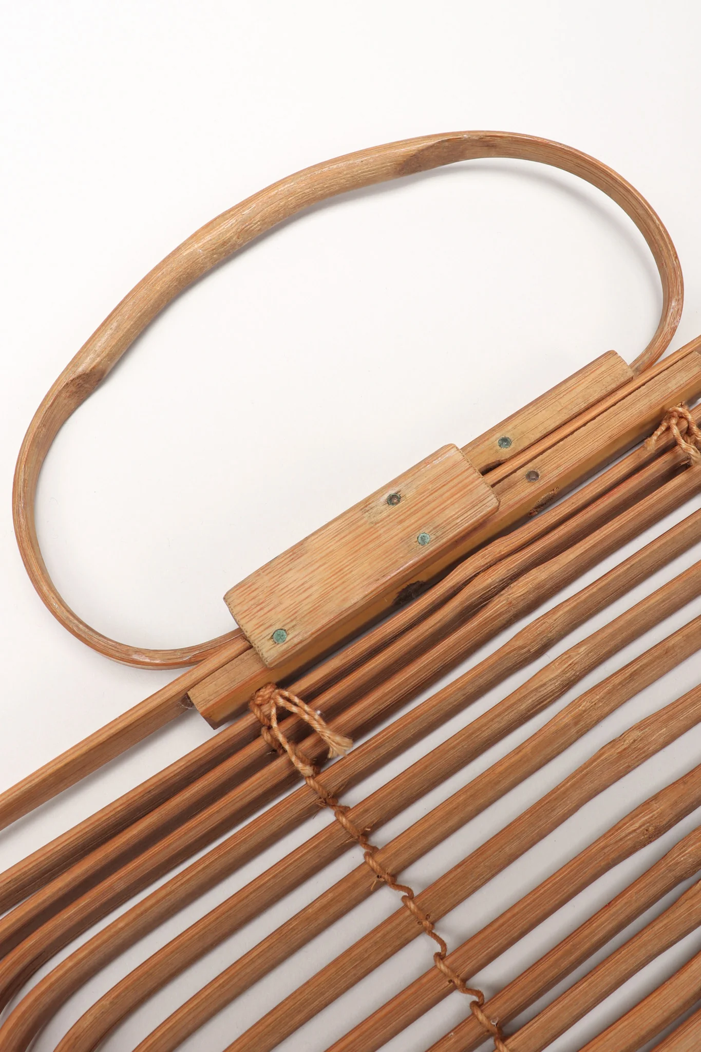Accordion Bamboo Basket Bag - Image 14