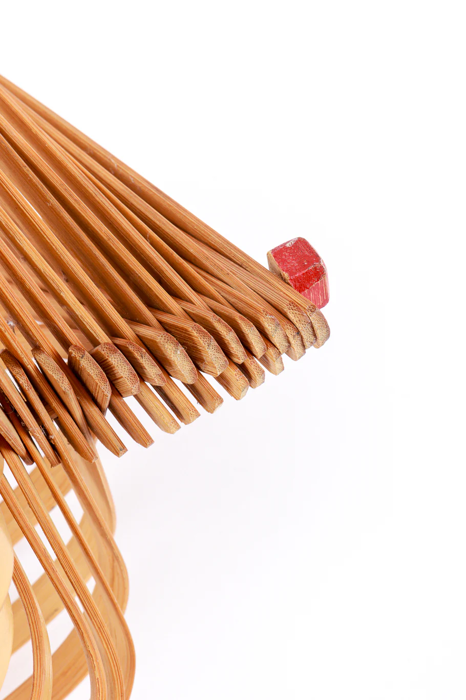 Accordion Bamboo Basket Bag II - Image 10