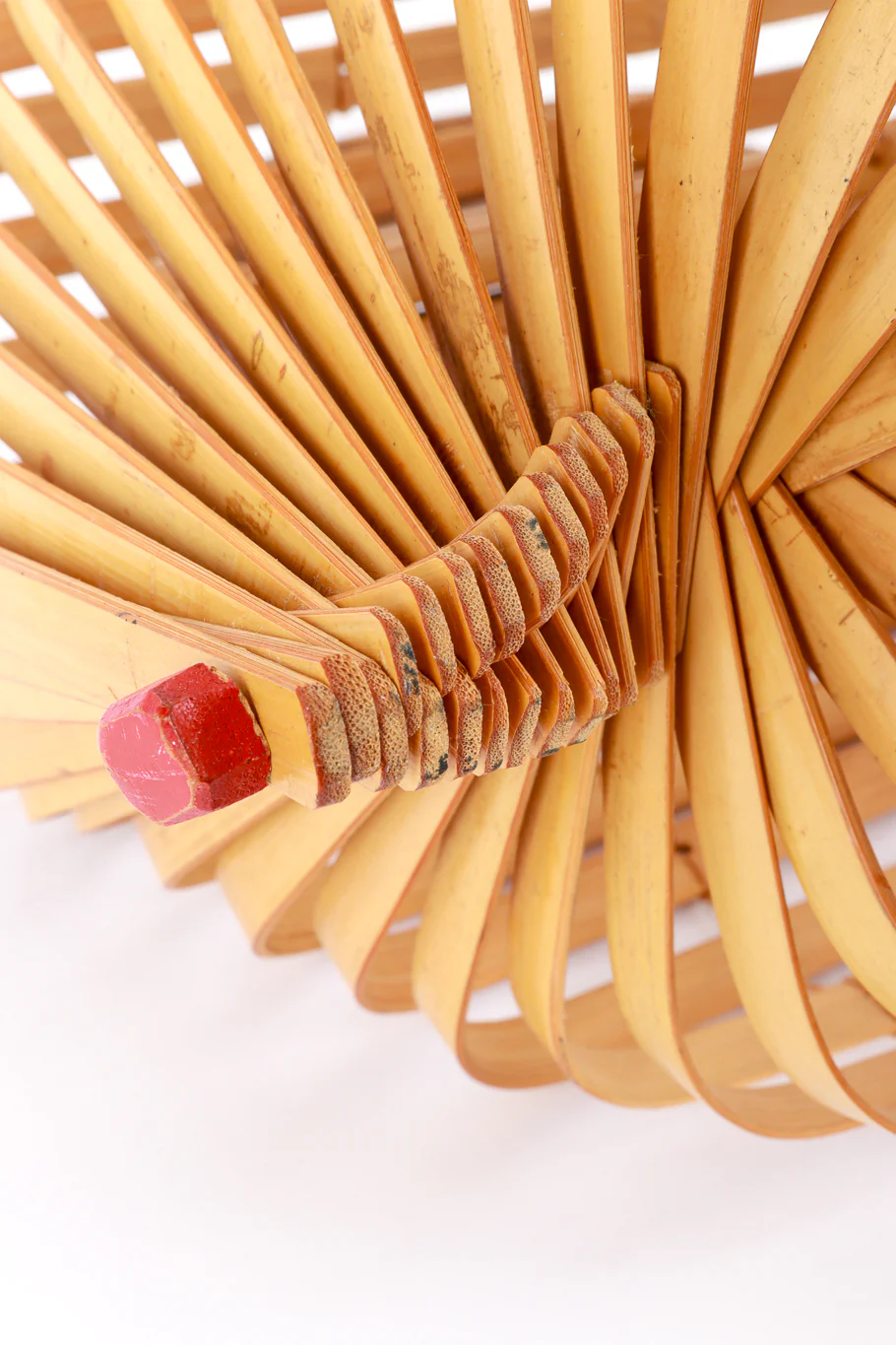 Accordion Bamboo Basket Bag II - Image 11