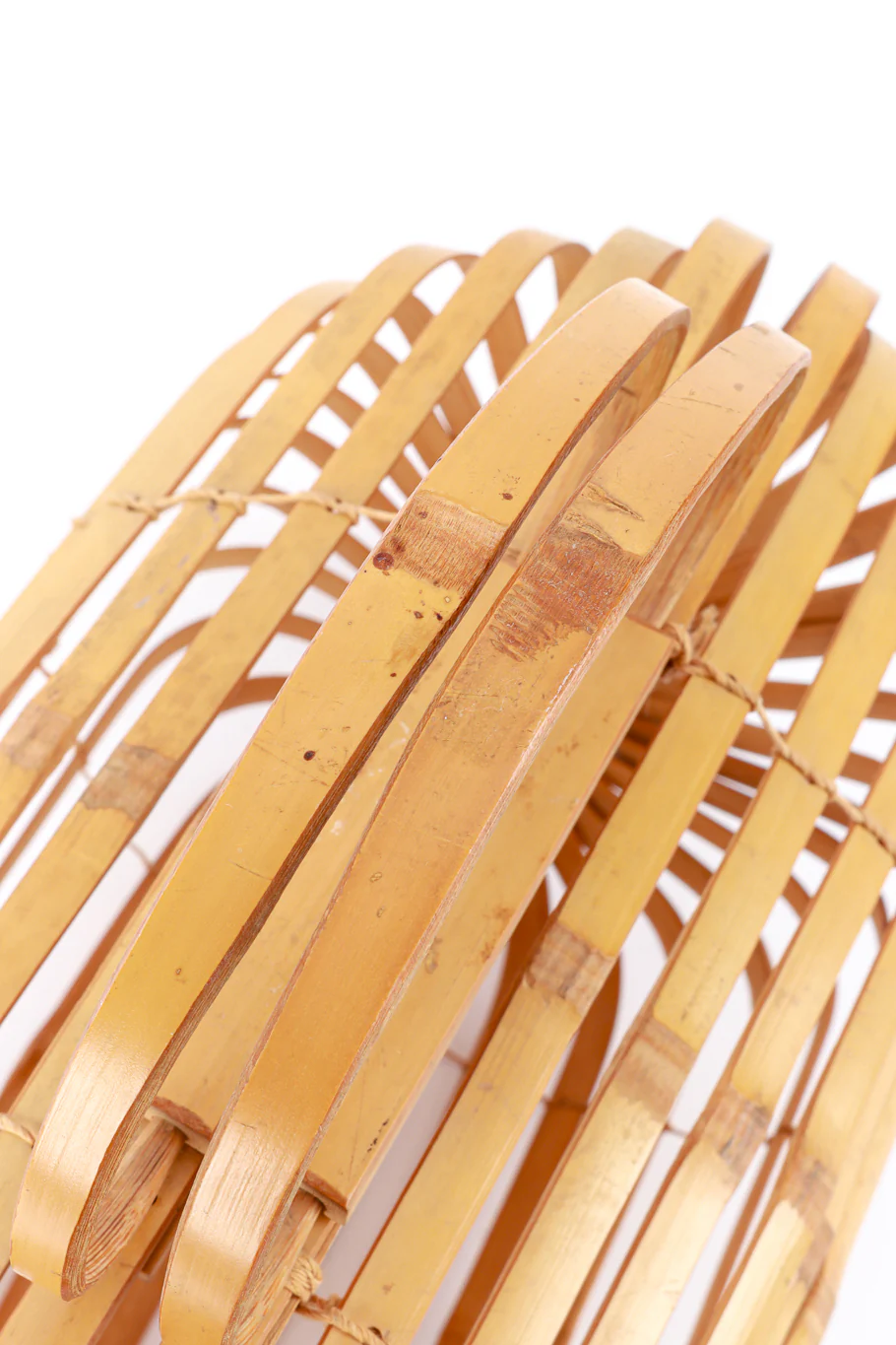 Accordion Bamboo Basket Bag II - Image 5