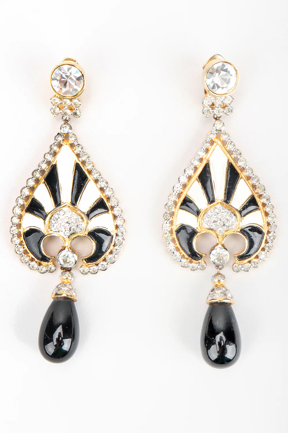 Ace Of Spades Enamel Earrings - Image 4