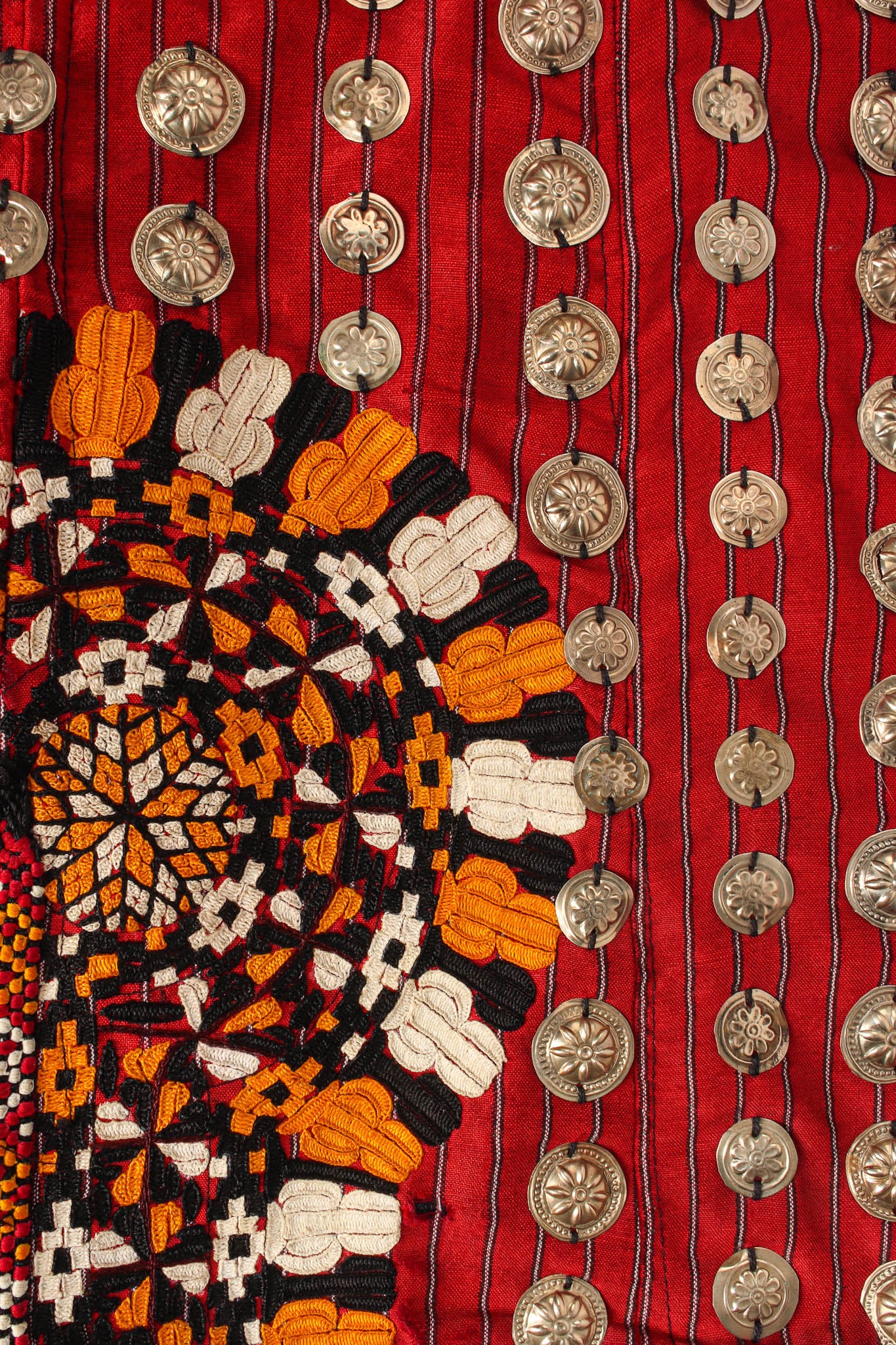 Afghan Embroidered Coin Charm Bell Coat - Image 10