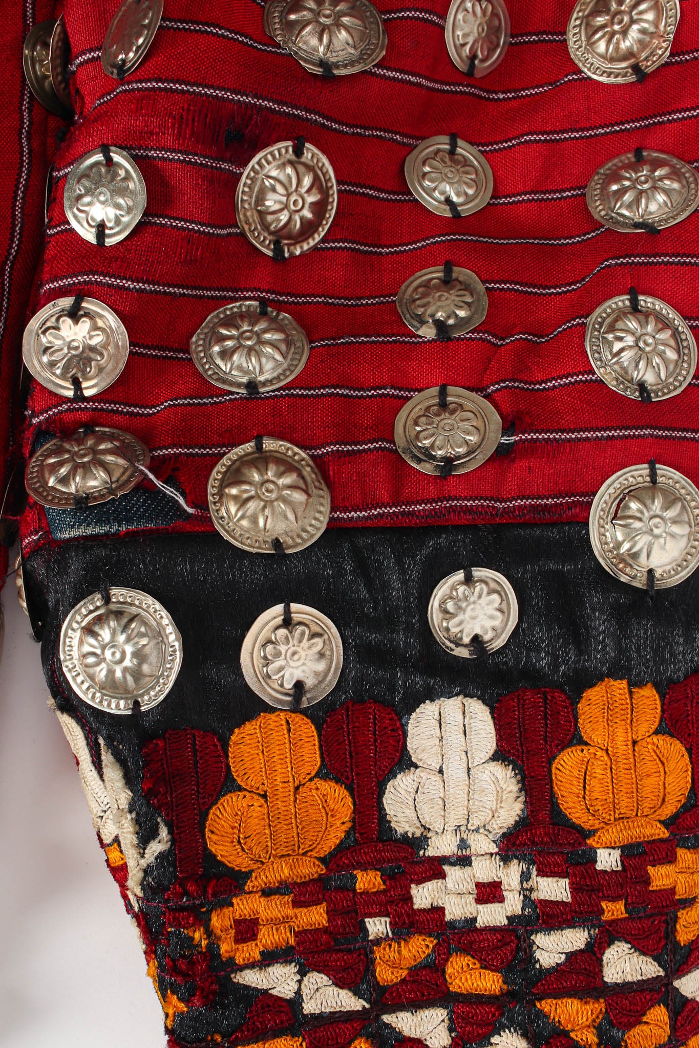 Afghan Embroidered Coin Charm Bell Coat - Image 13