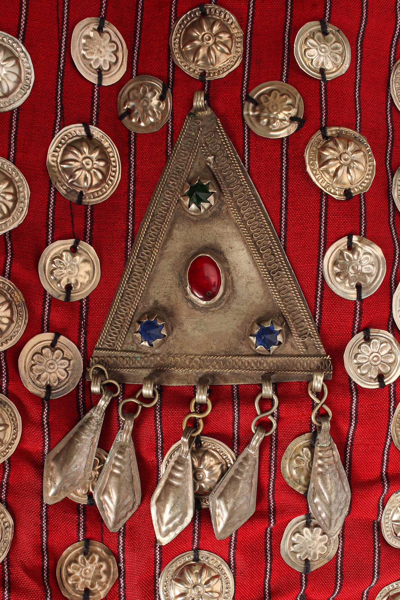Afghan Embroidered Coin Charm Bell Coat - Image 8