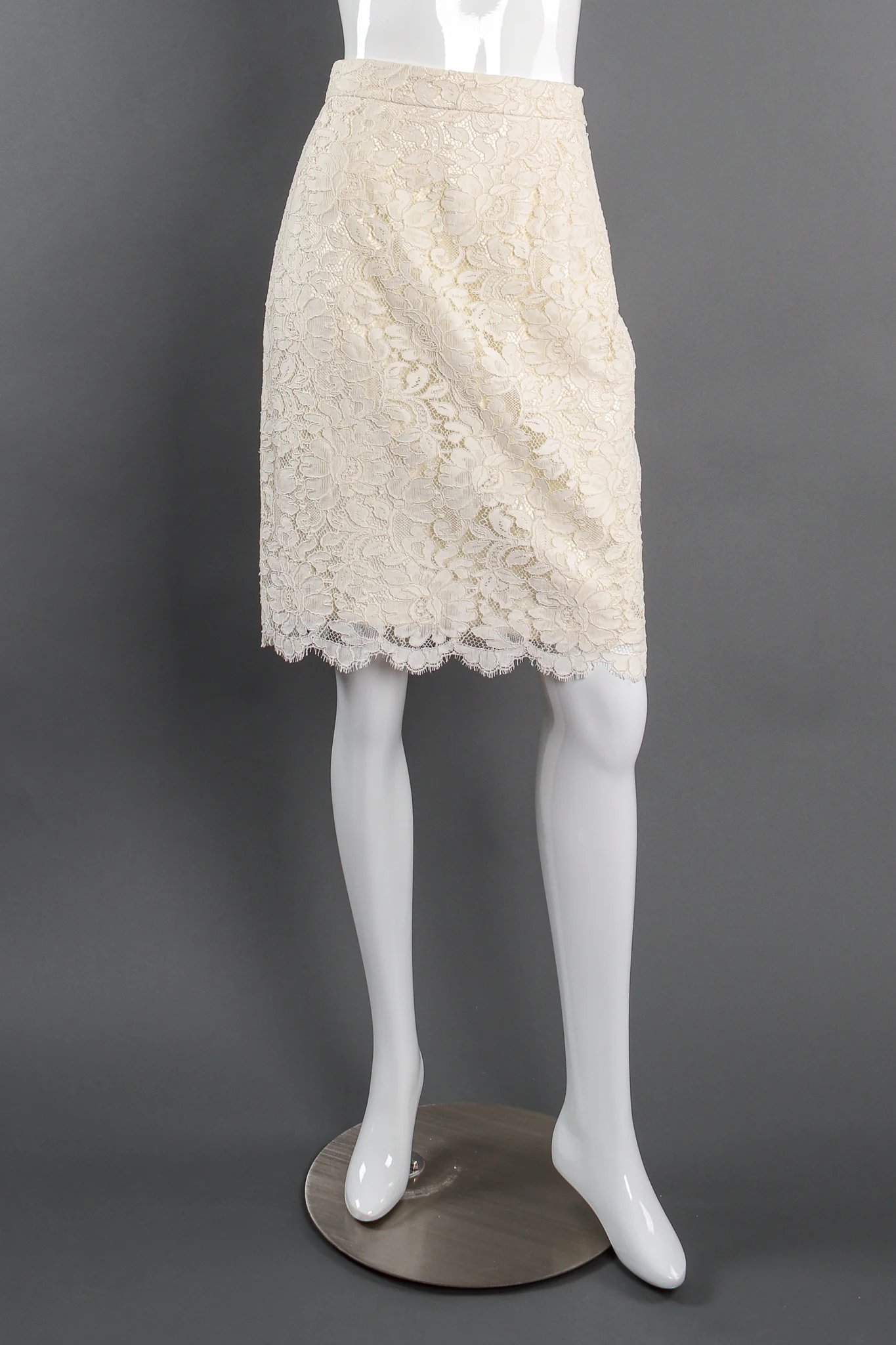 Alençon Lace Pencil Skirt - Image 5