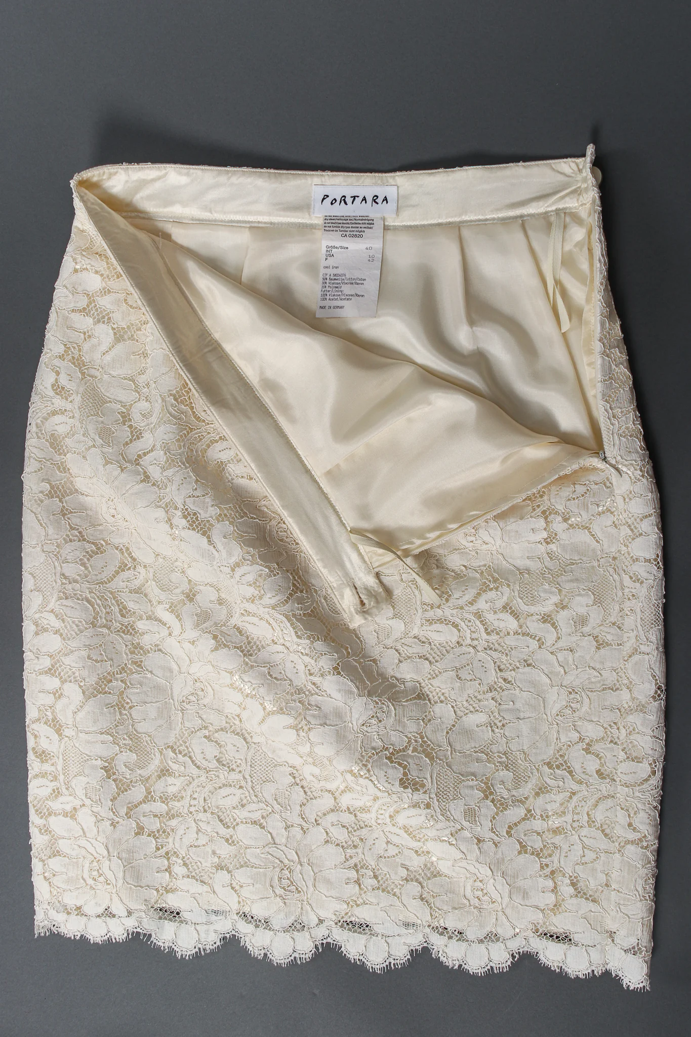 Alençon Lace Pencil Skirt - Image 9
