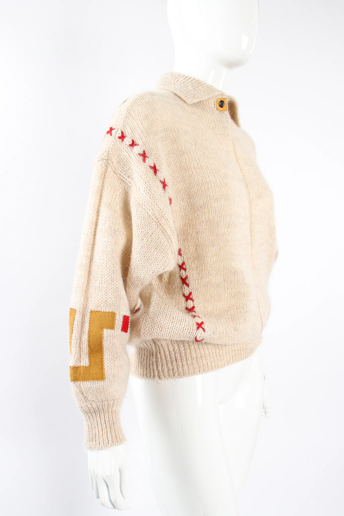 Alpaca Appliqué Sweater - Image 2