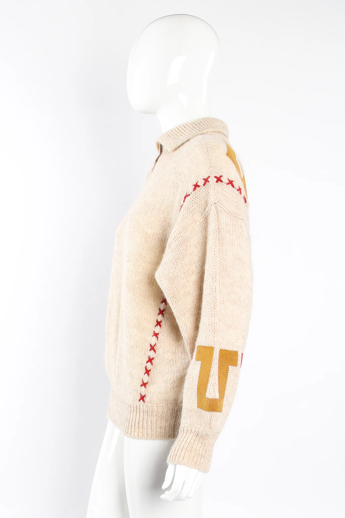 Alpaca Appliqué Sweater - Image 5