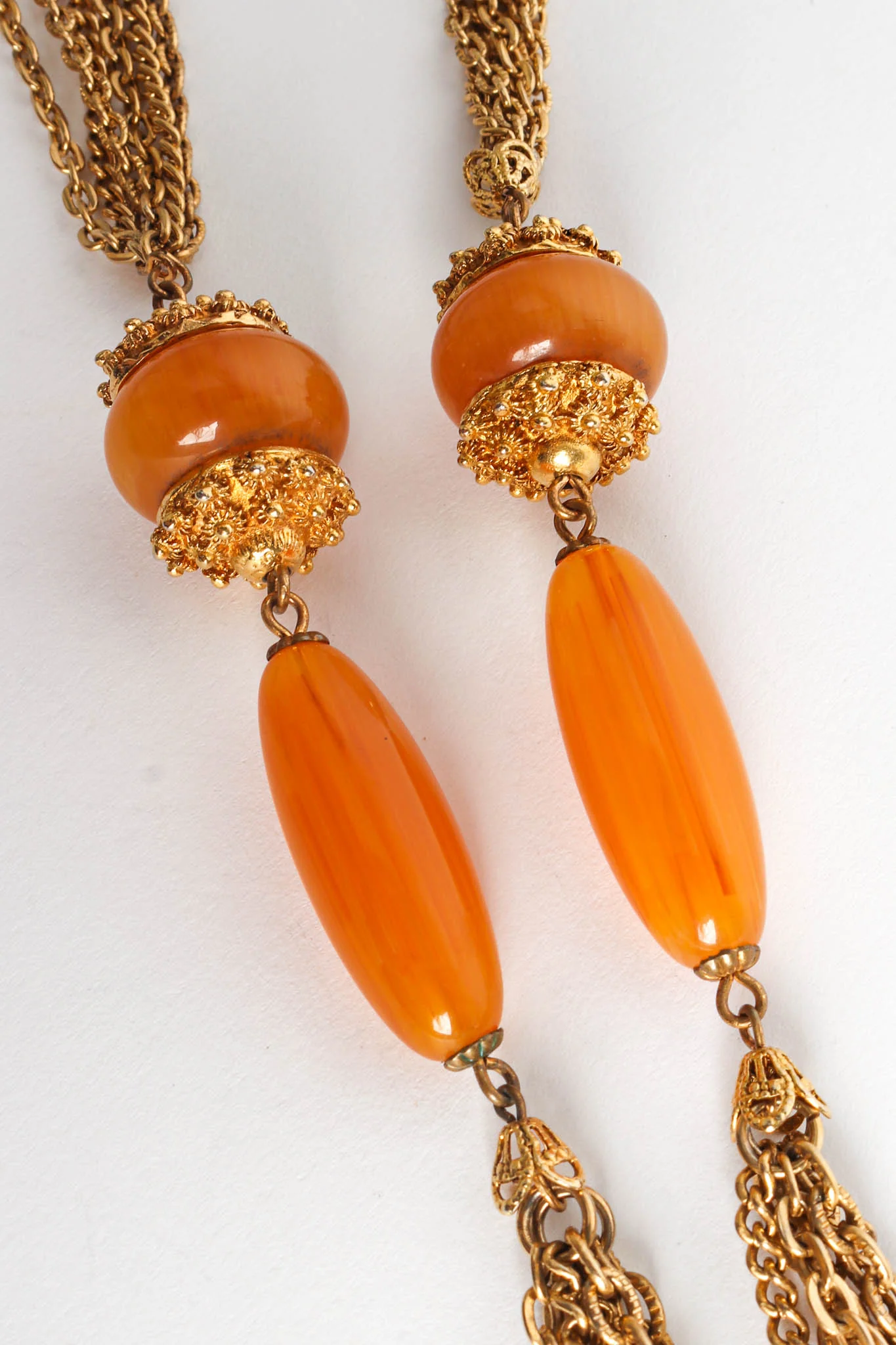 Amber Bead Pendant Necklace - Image 6