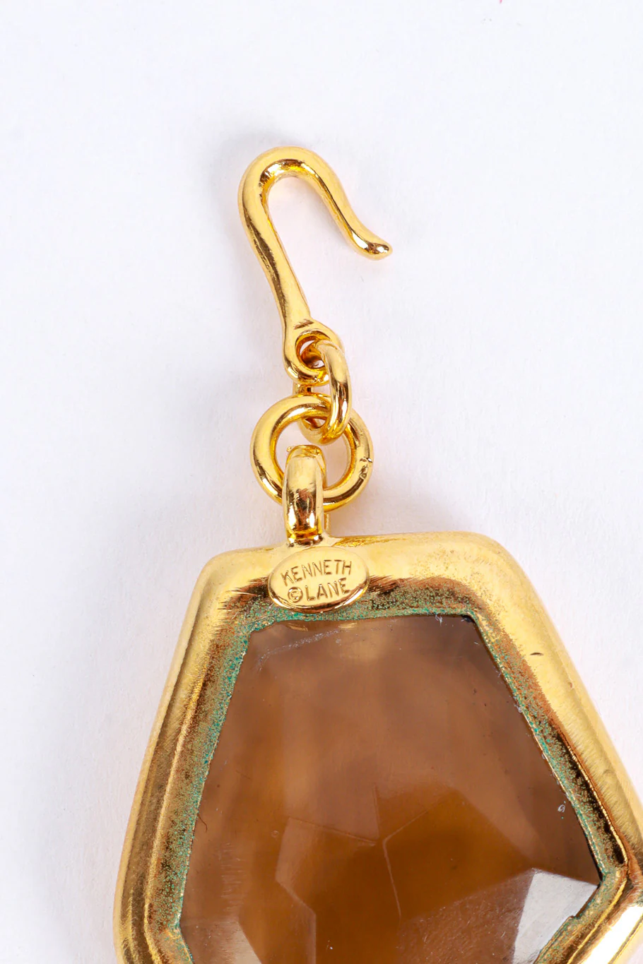 Amber Geometric Crystal Collar Necklace - Image 5