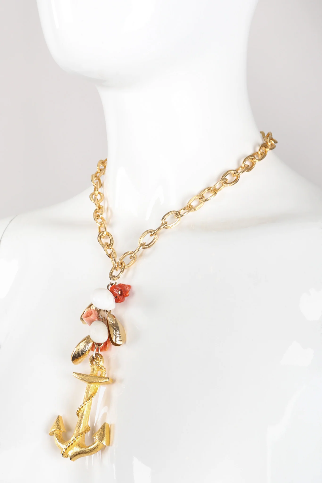 Anchor Charm Necklace - Image 2
