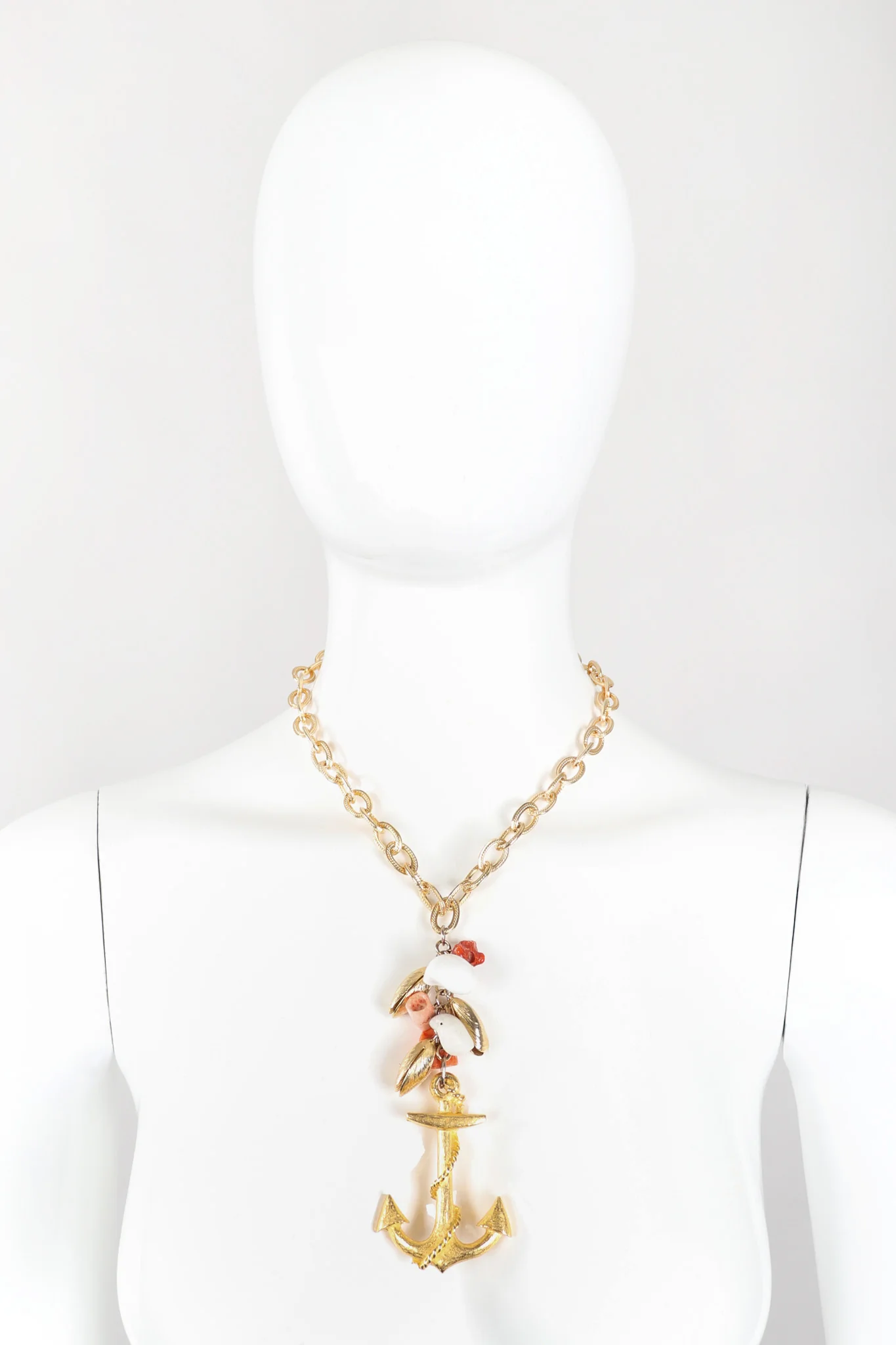 Anchor Charm Necklace - Image 3
