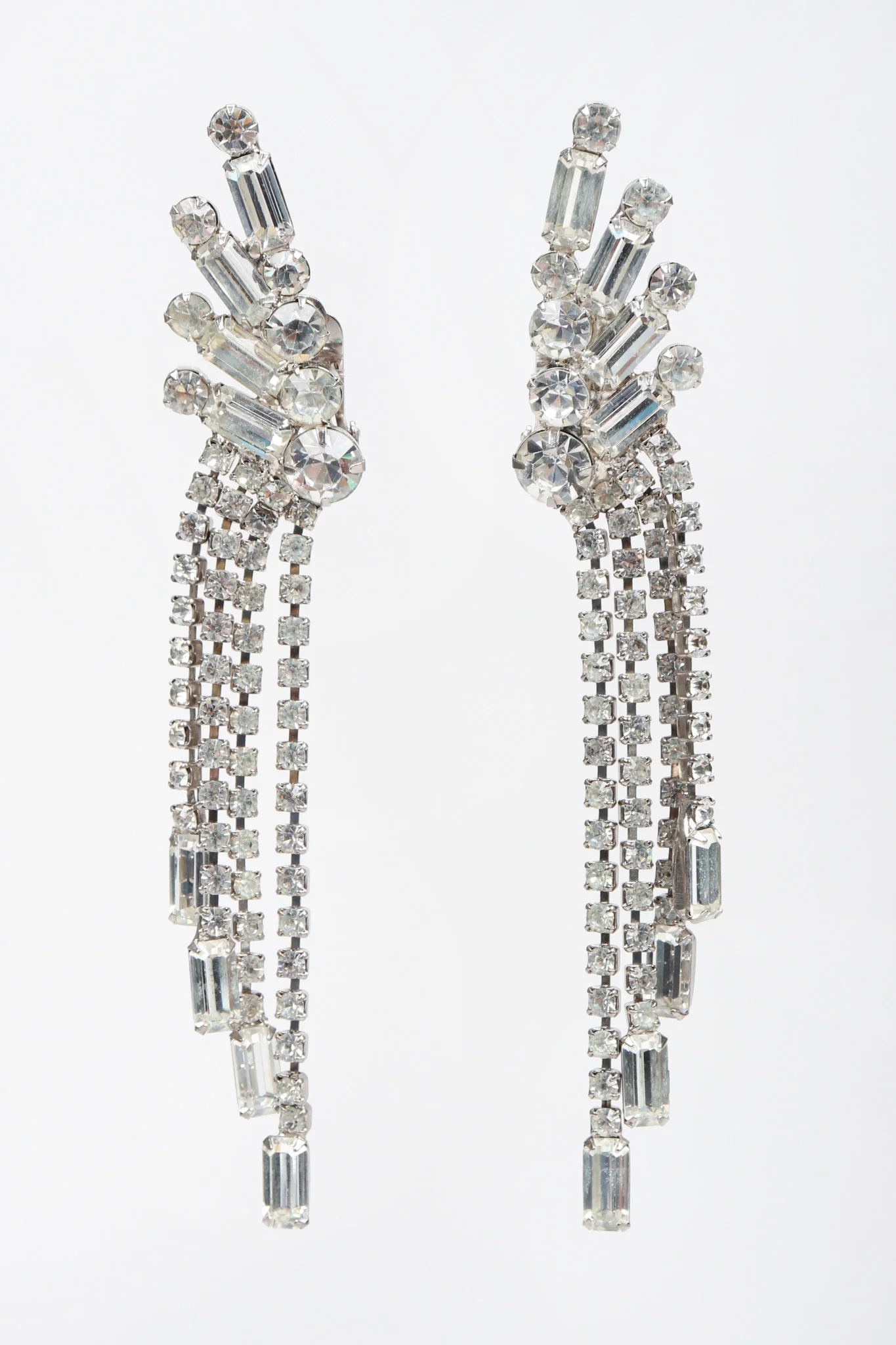 Angel Wing Fringe Ear Climbers - Image 4