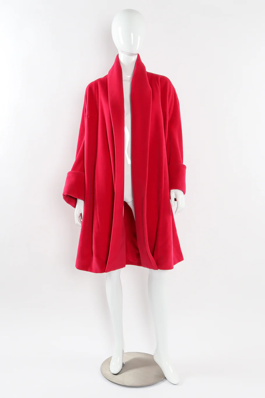 Angora Wool Swing Coat