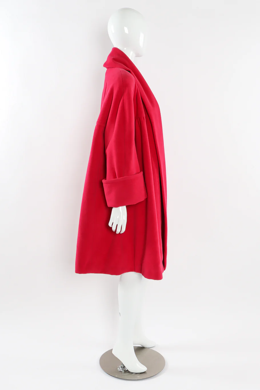 Angora Wool Swing Coat - Image 4