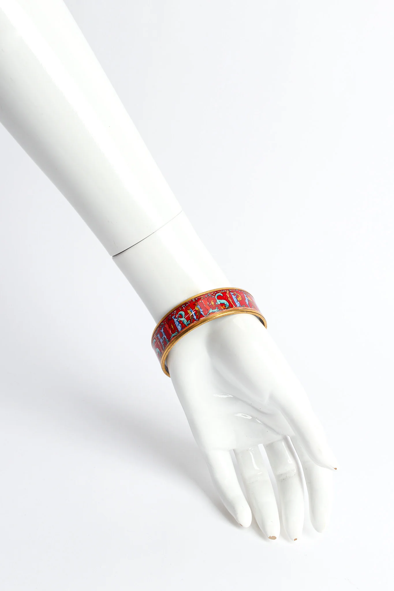 Animal Alphabet Wide Enamel Bracelet - Image 3
