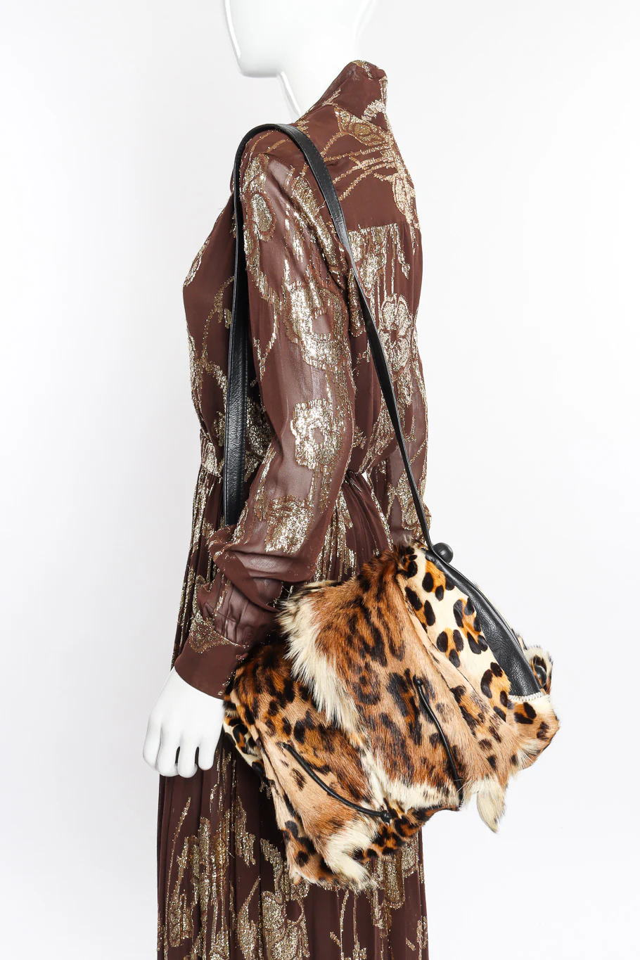 Animal Hair Flap Bag - Image 2