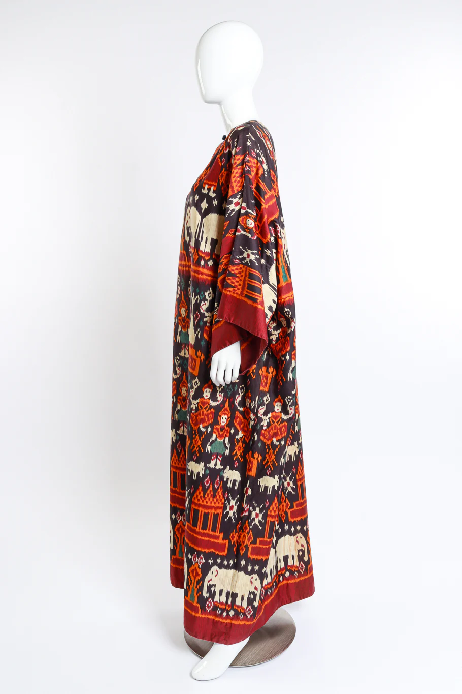 Apsara Elephant Print Caftan - Image 2