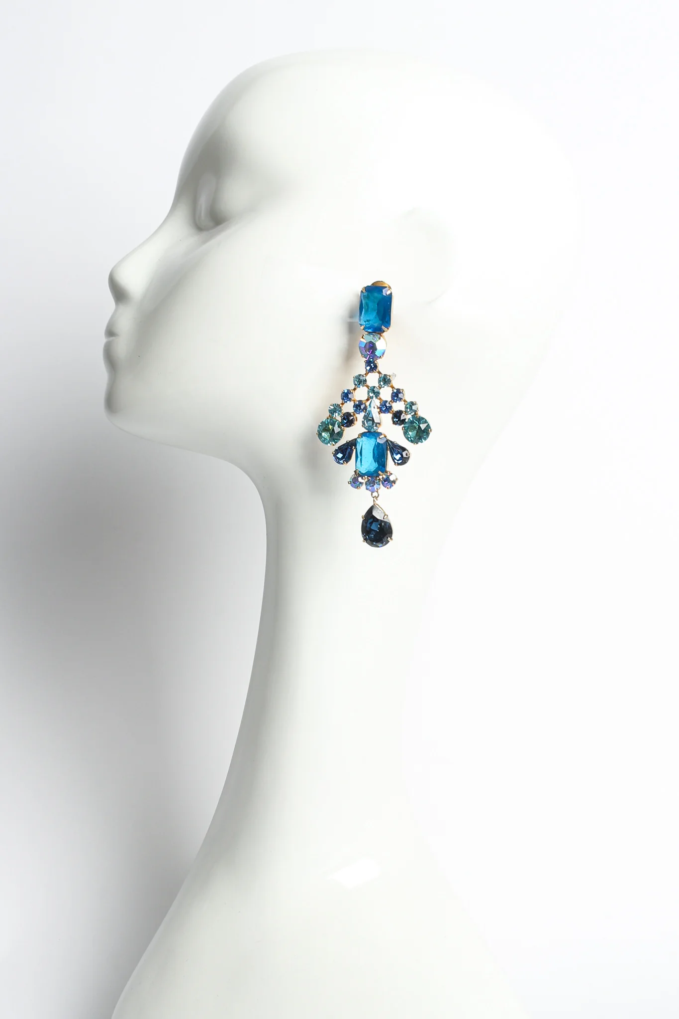 Crystal Chandelier Earrings - Image 2