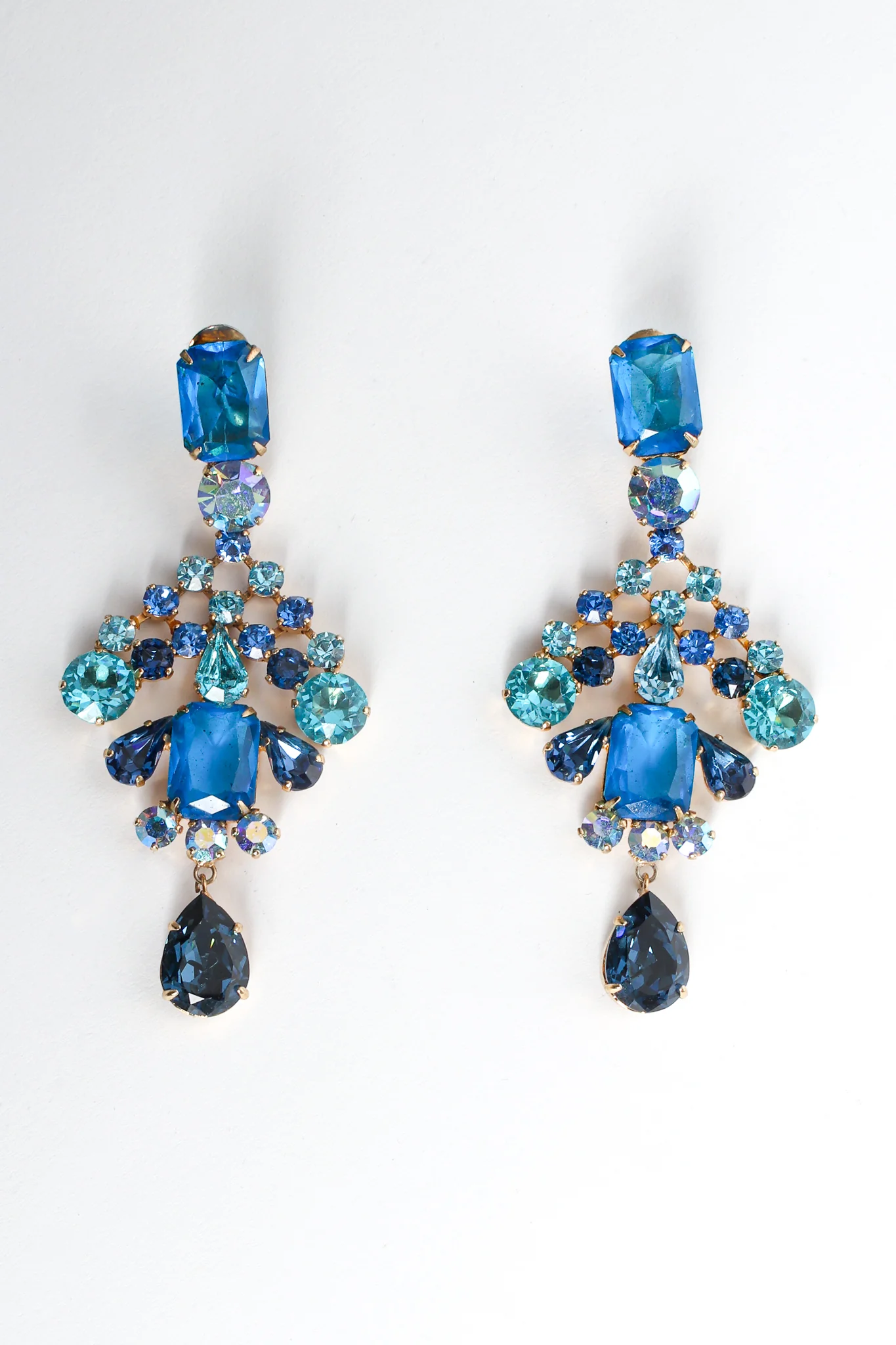 Crystal Chandelier Earrings - Image 3