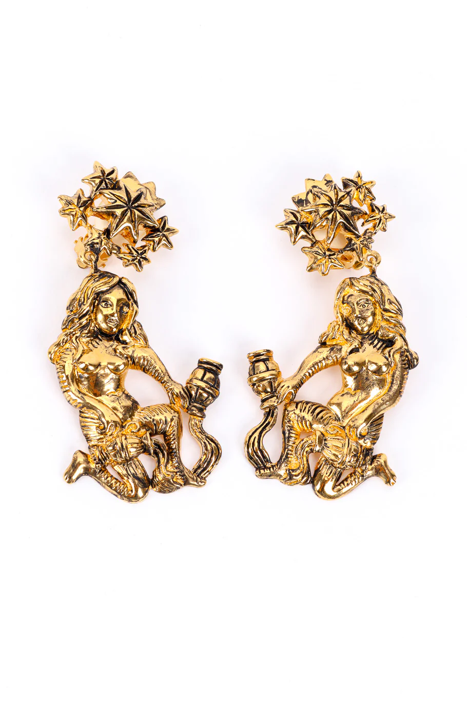 Aquarius Water Bearer Earrings - Image 3