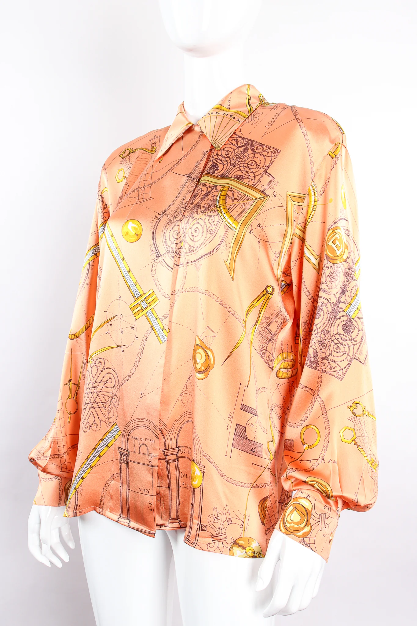 Architecture Draft Print Shirt - Image 2