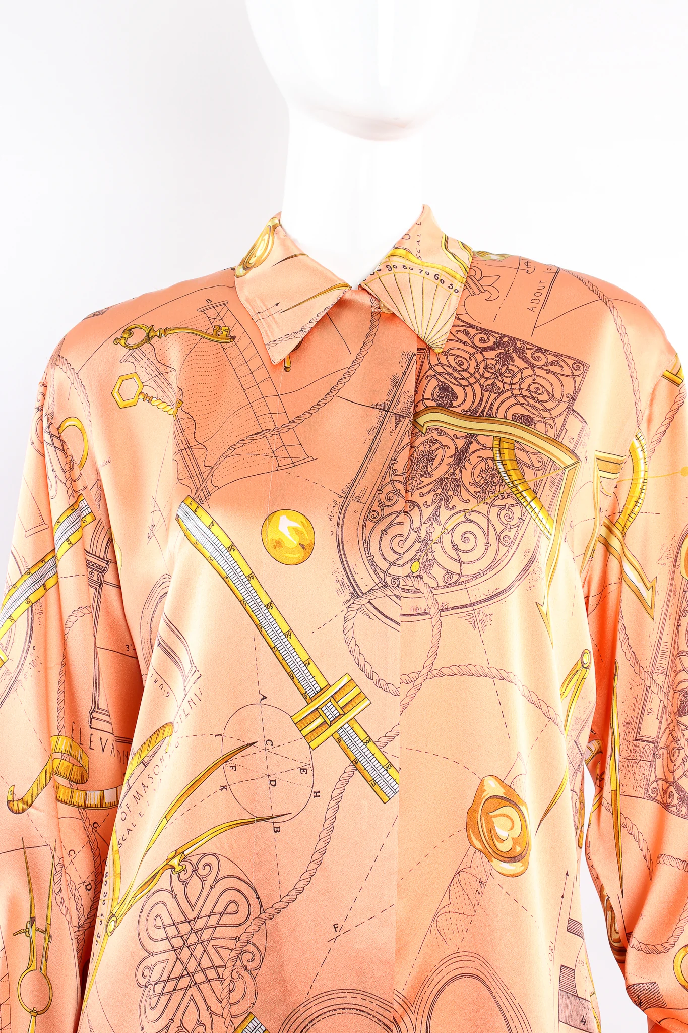 Architecture Draft Print Shirt - Image 3