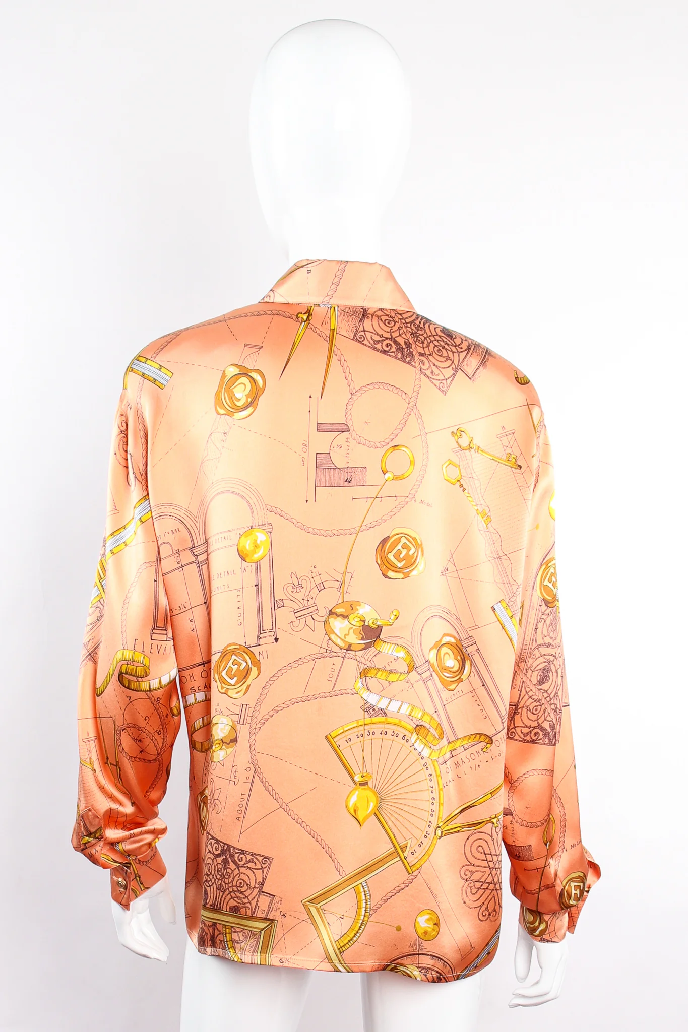 Architecture Draft Print Shirt - Image 8