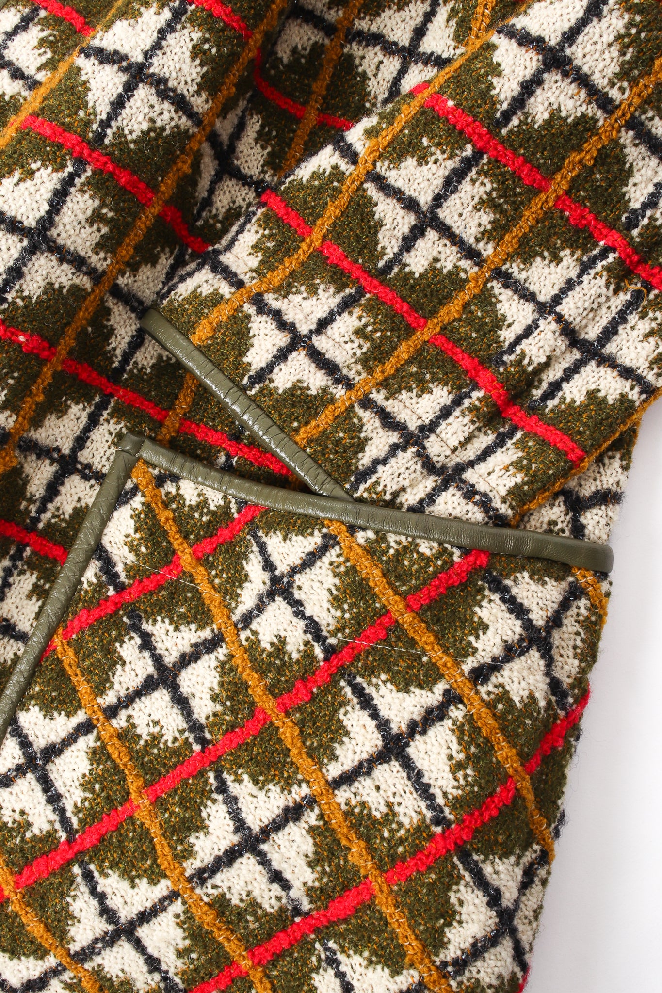 Argyle Turnlock Blanket Coat - Image 9