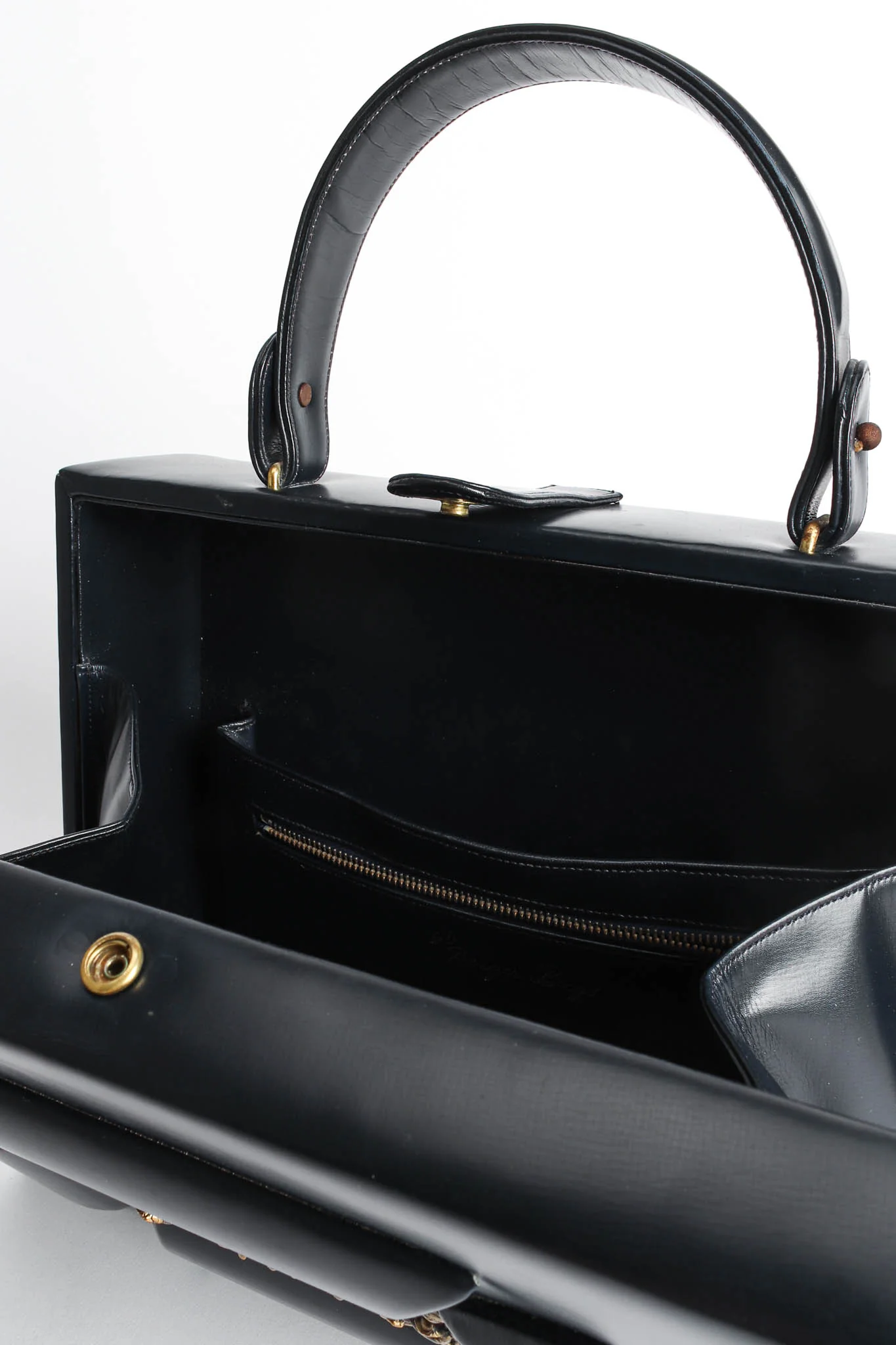 Art Tablet Leather Box Bag - Image 15