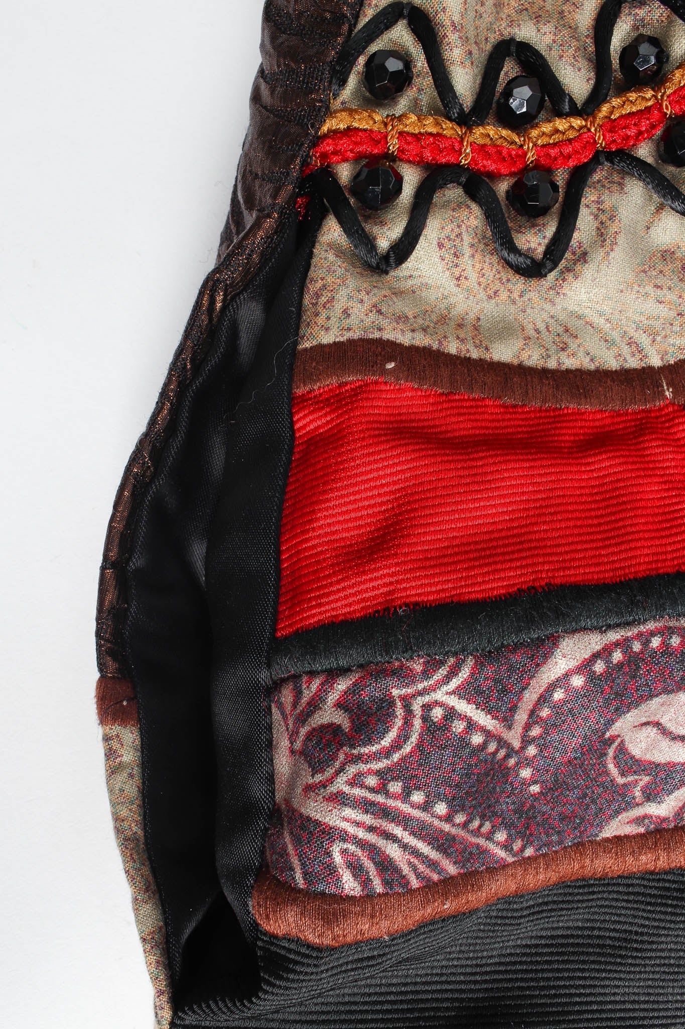 Art to Wear Embroidered Patchwork Coat - Image 5