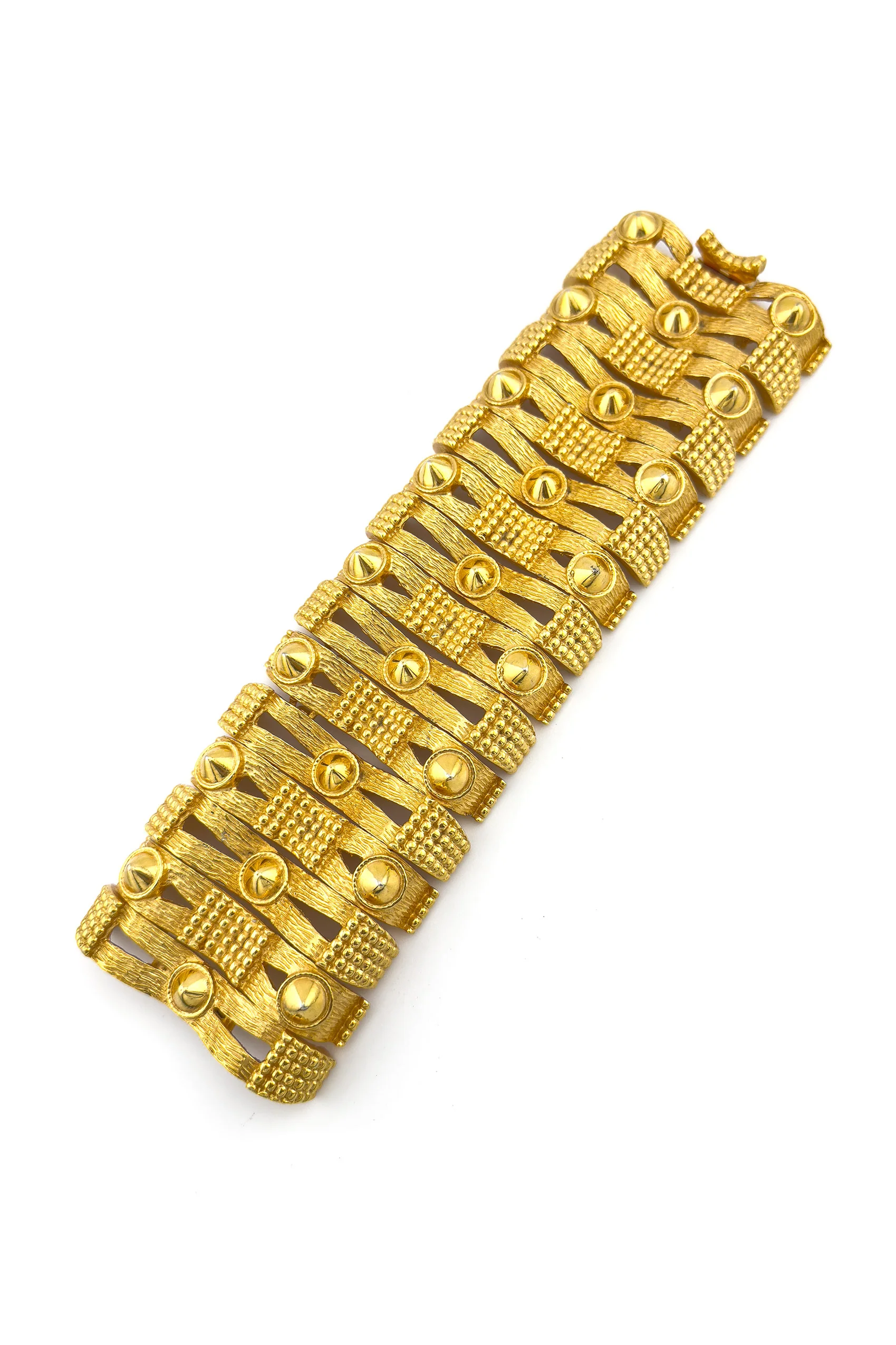 Articulated Spike Cuff Bracelet - Image 2