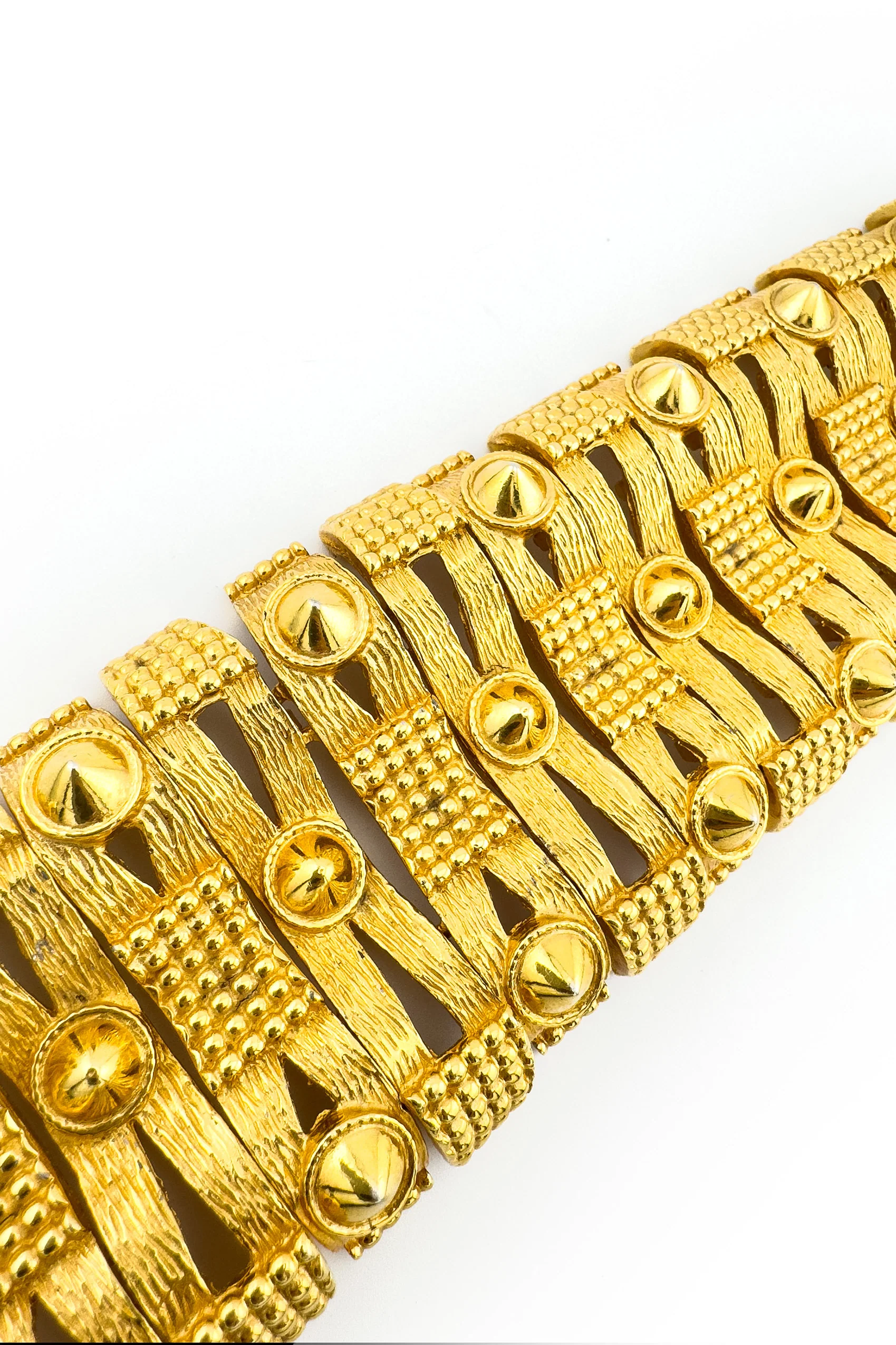 Articulated Spike Cuff Bracelet - Image 3