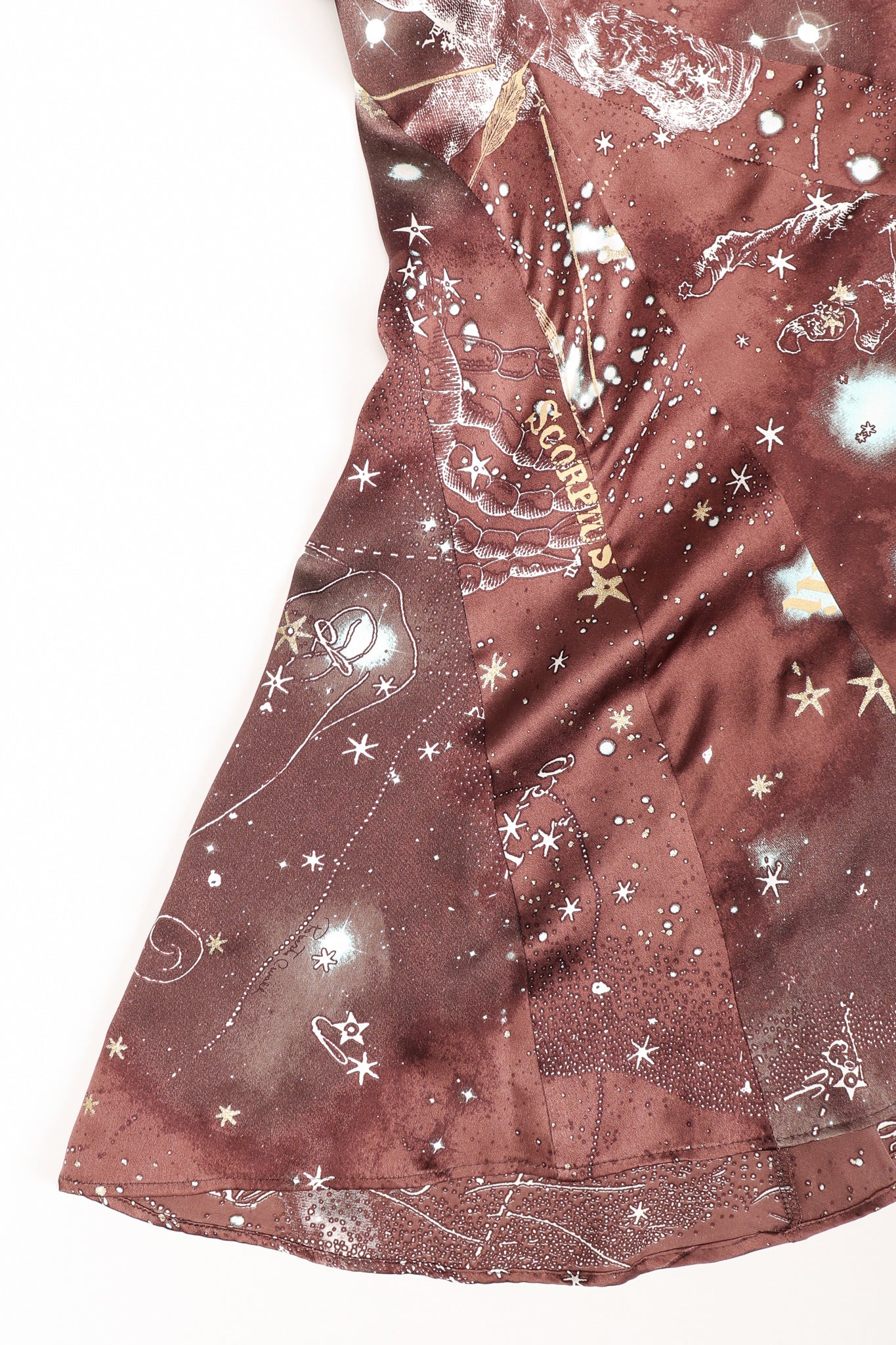 Astrological Stars Silk Halter Dress - Image 8