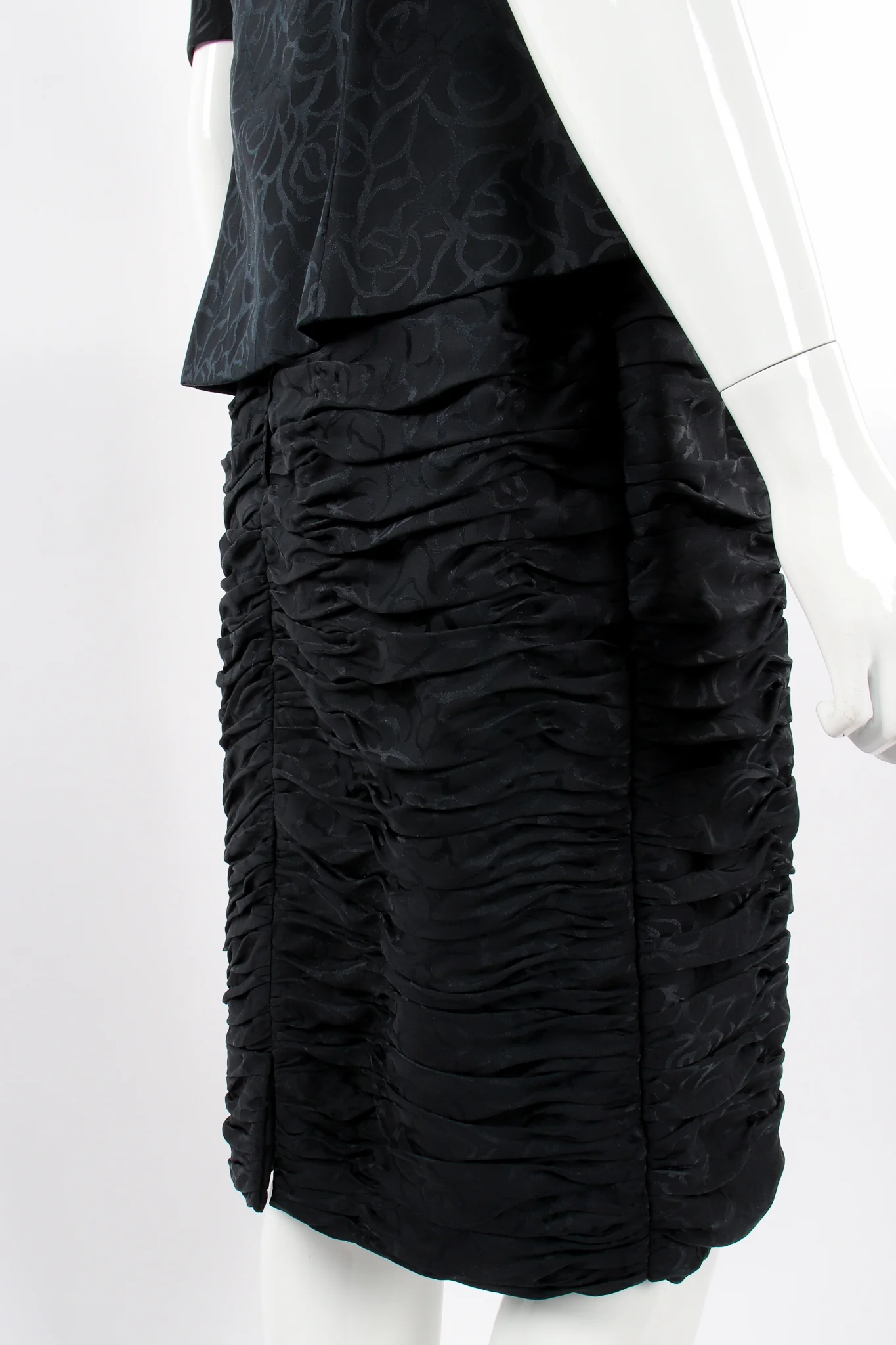 Asymmetric Bow Jacket & Skirt Set - Image 4