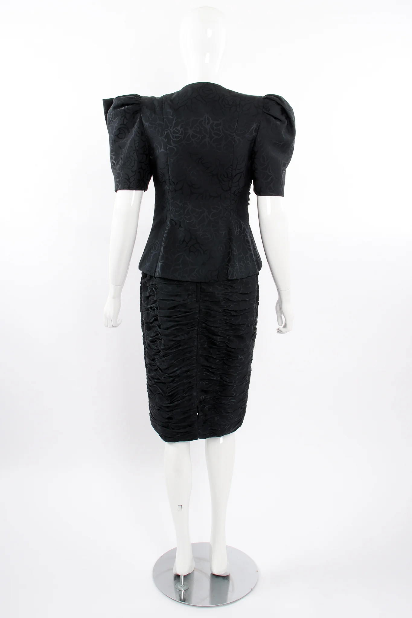 Asymmetric Bow Jacket & Skirt Set - Image 8