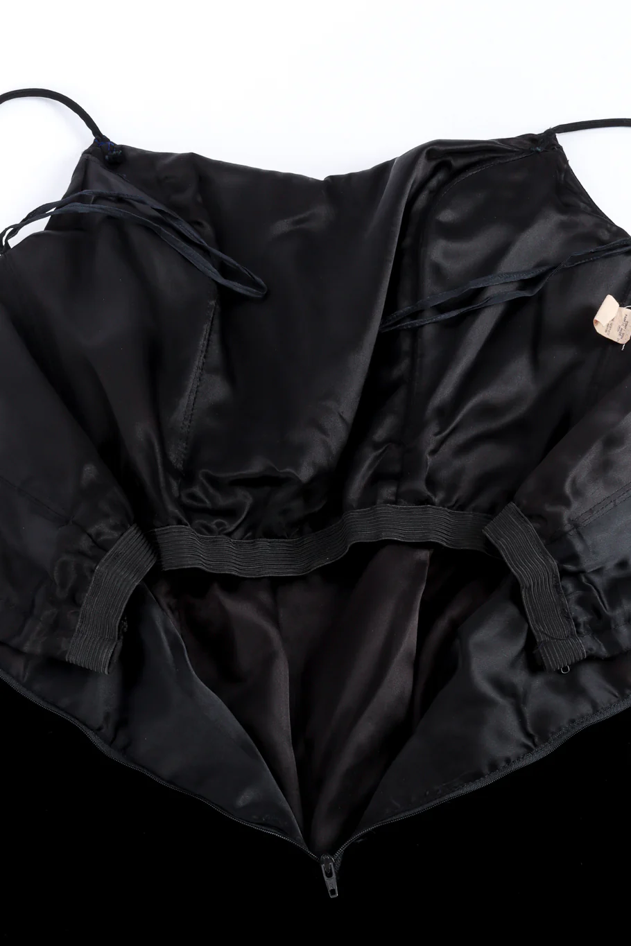 Asymmetric Ruffle Velvet Dress - Image 6