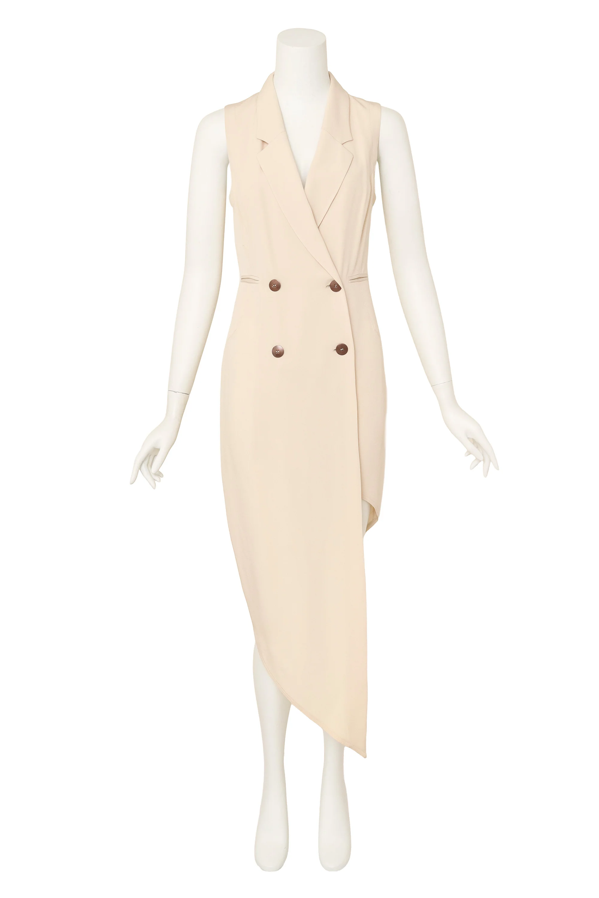 Asymmetric Vest Dress