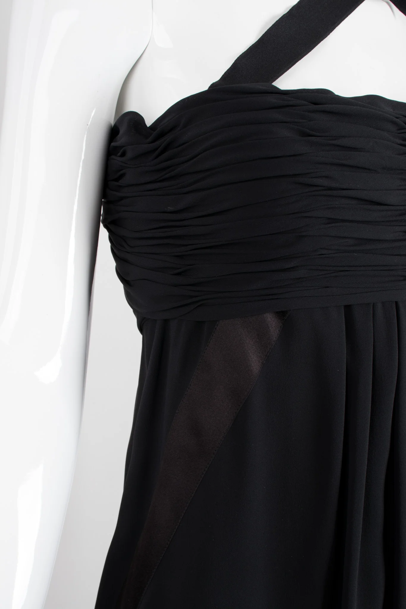 Asymmetrical Chiffon Camelia Dress - Image 8