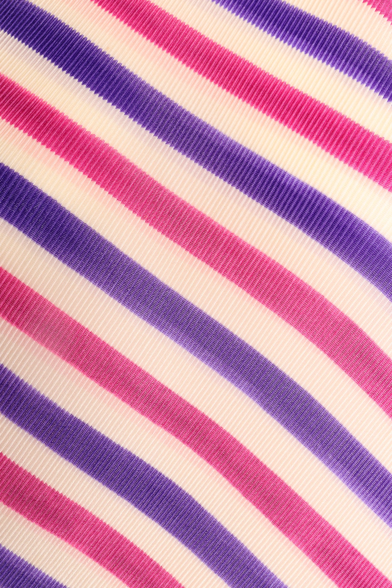 Asymmetrical Pleated Stripe Top - Image 5
